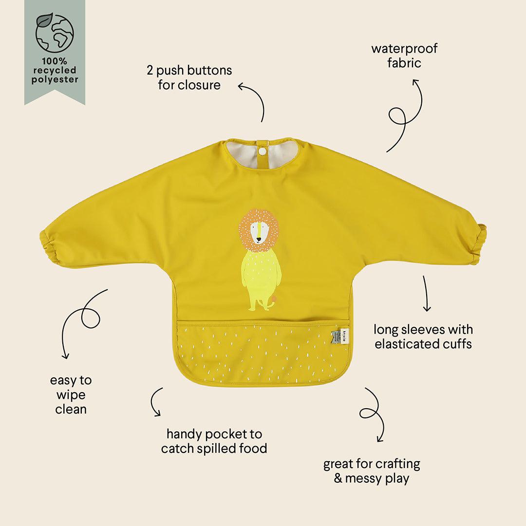  Trixie Waterproof Long Sleeve Bib - Mr Lion、mySite、merchandisen