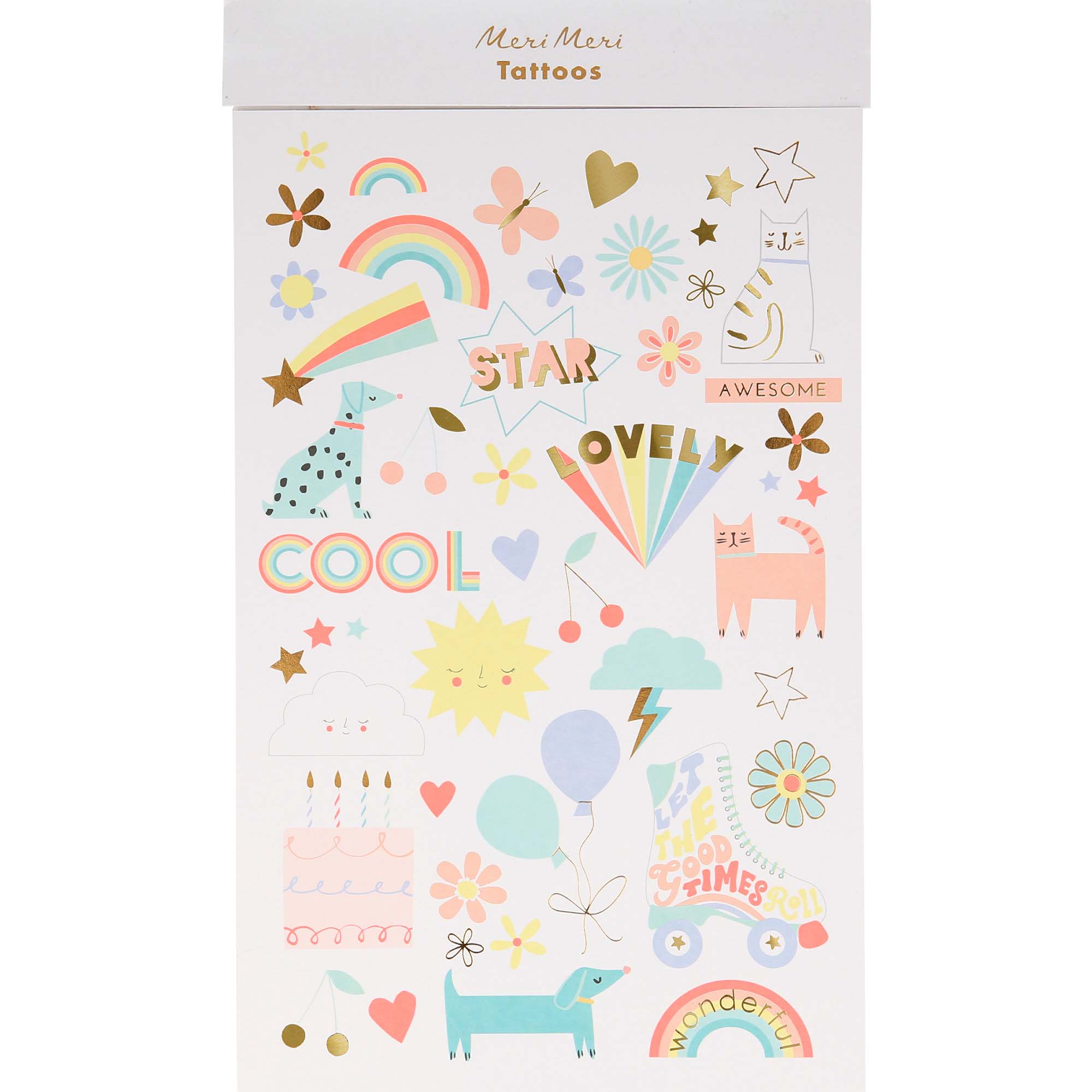  Fun Icon Temporary Tattoo Sheets、mySite、ghnorth