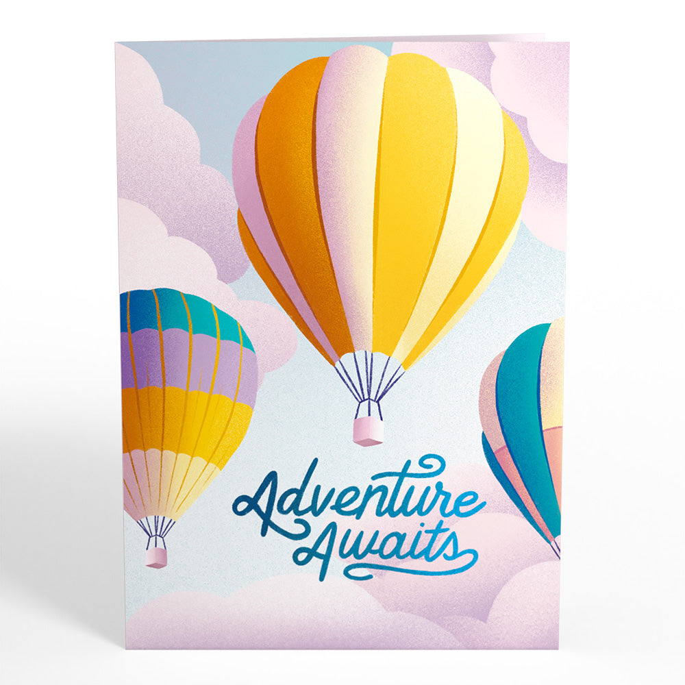 Adventure Awaits Hot Air Balloon Pop-Up Card、mySite、solidvoid