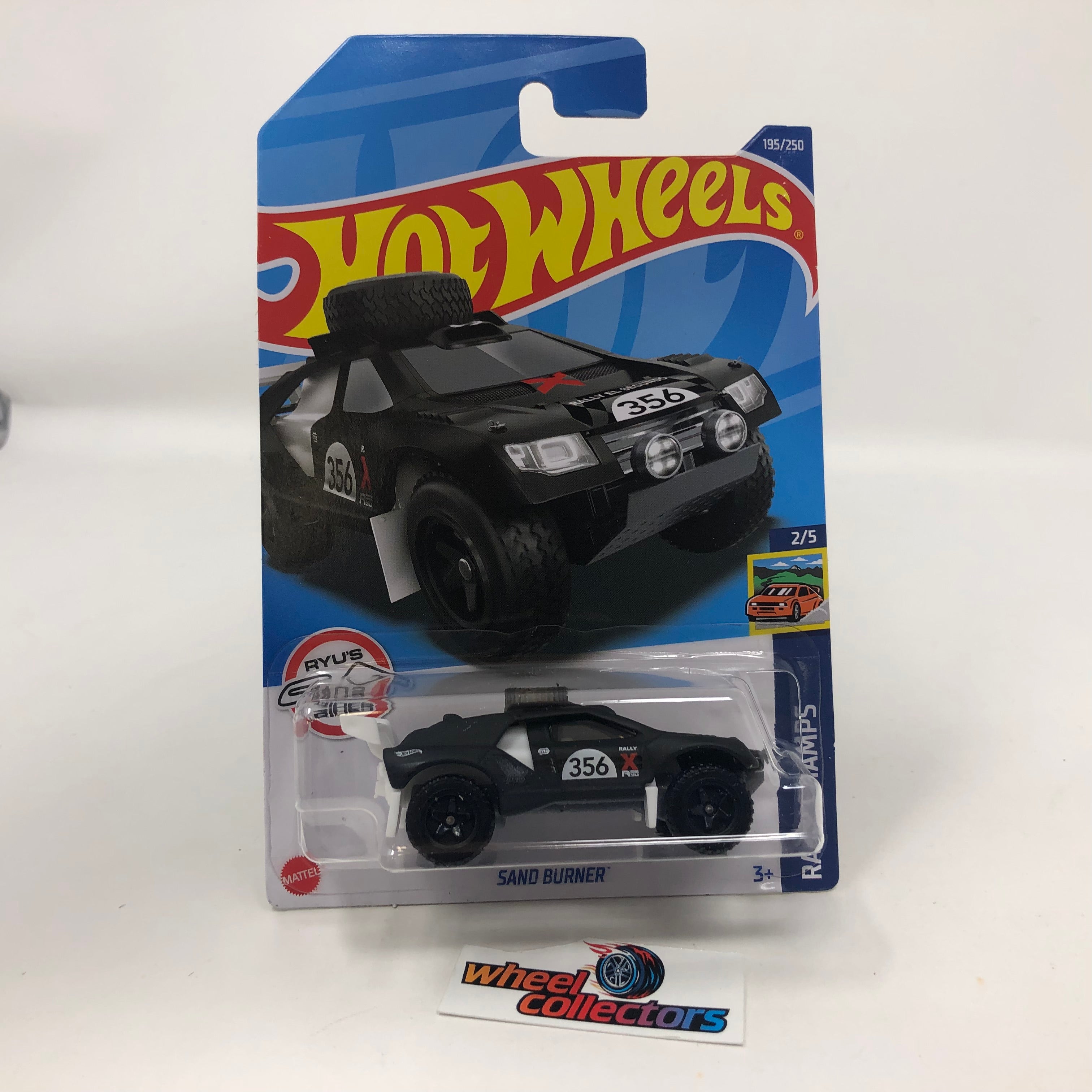Sand Burner #195 * Black * 2022 Hot Wheels Case L、mySite、hgirdovlk
