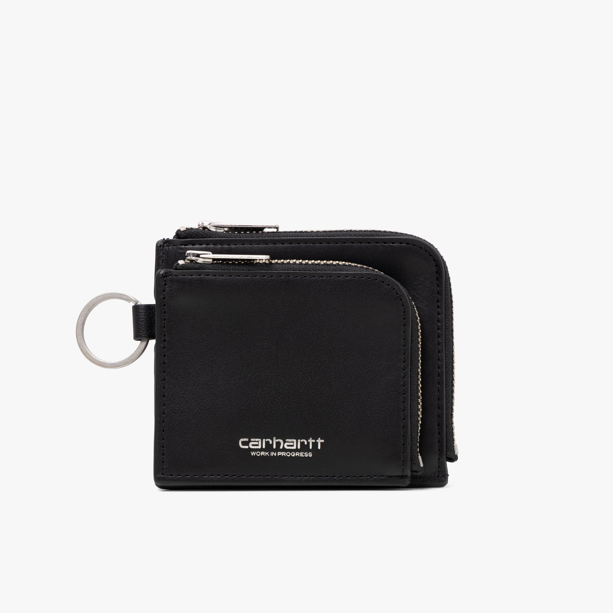  Carhartt WIP Double Vegas Zip Wallet Black / Silver、mySite、merchandisen