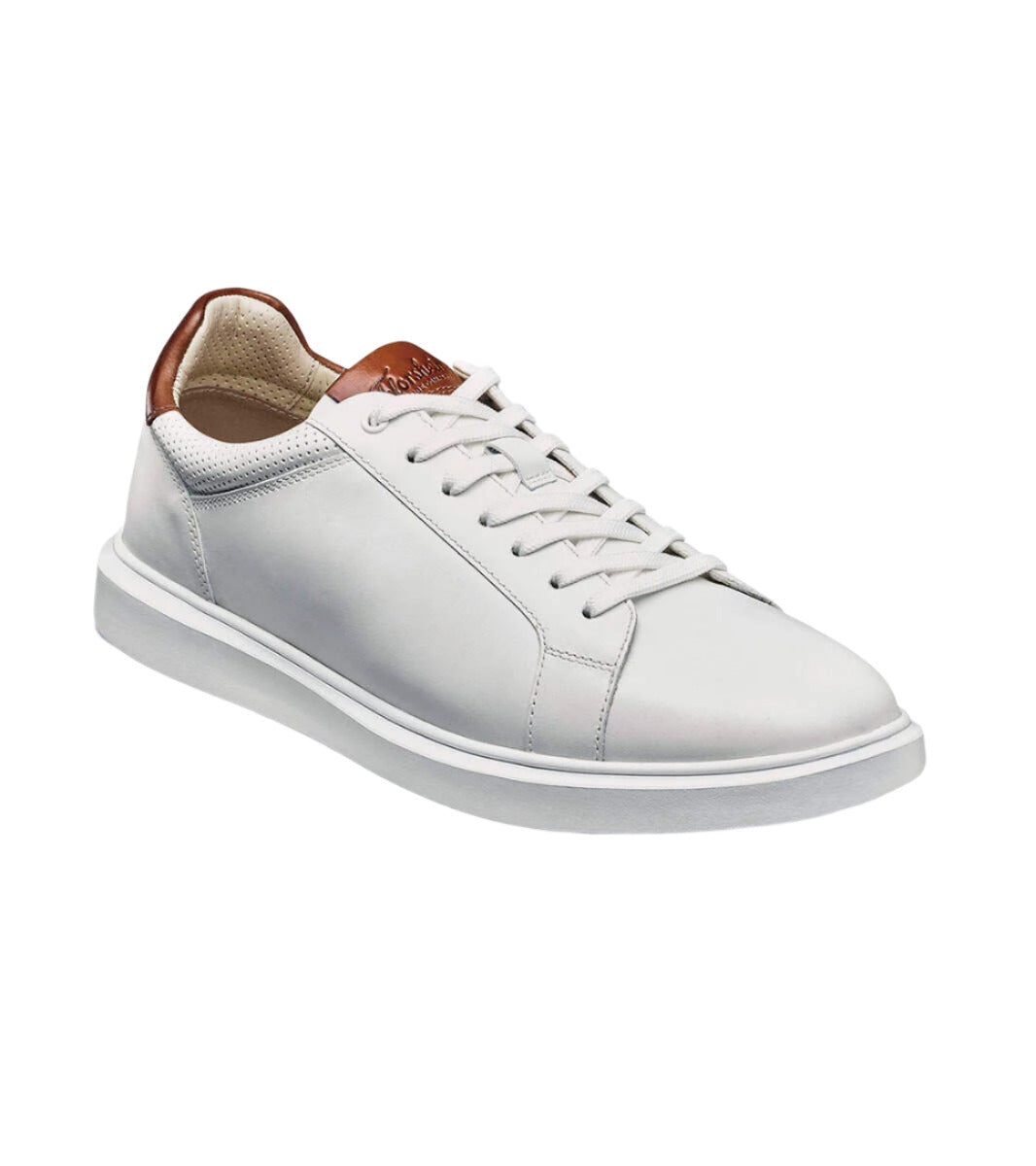  Florsheim Men's Social Lace To Toe Sneaker - White、mySite、preschool7hills