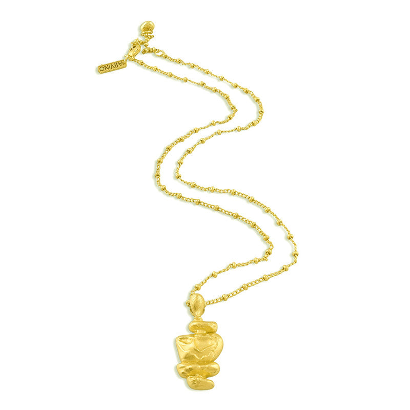 Patrimony Totem Necklace | 14K Gold Plated、mySite、camillekostekn