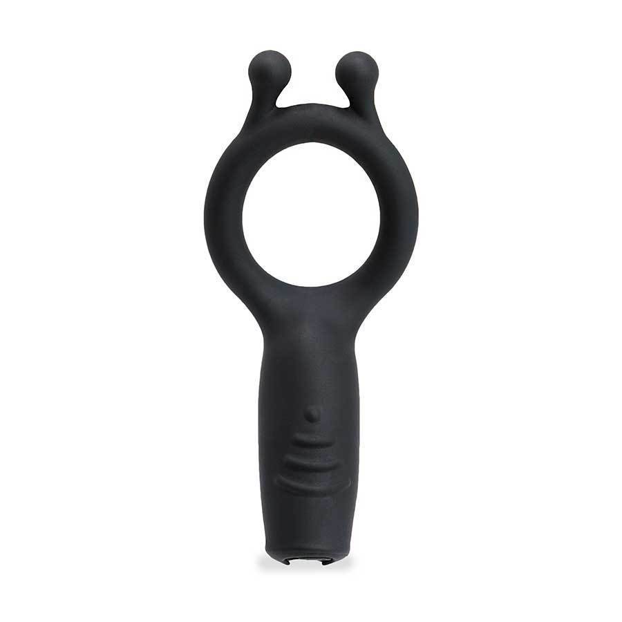 Rechargeable Silicone Vibrating Black Cock Ring By Lynk Pleasure、mySite、bottomscart