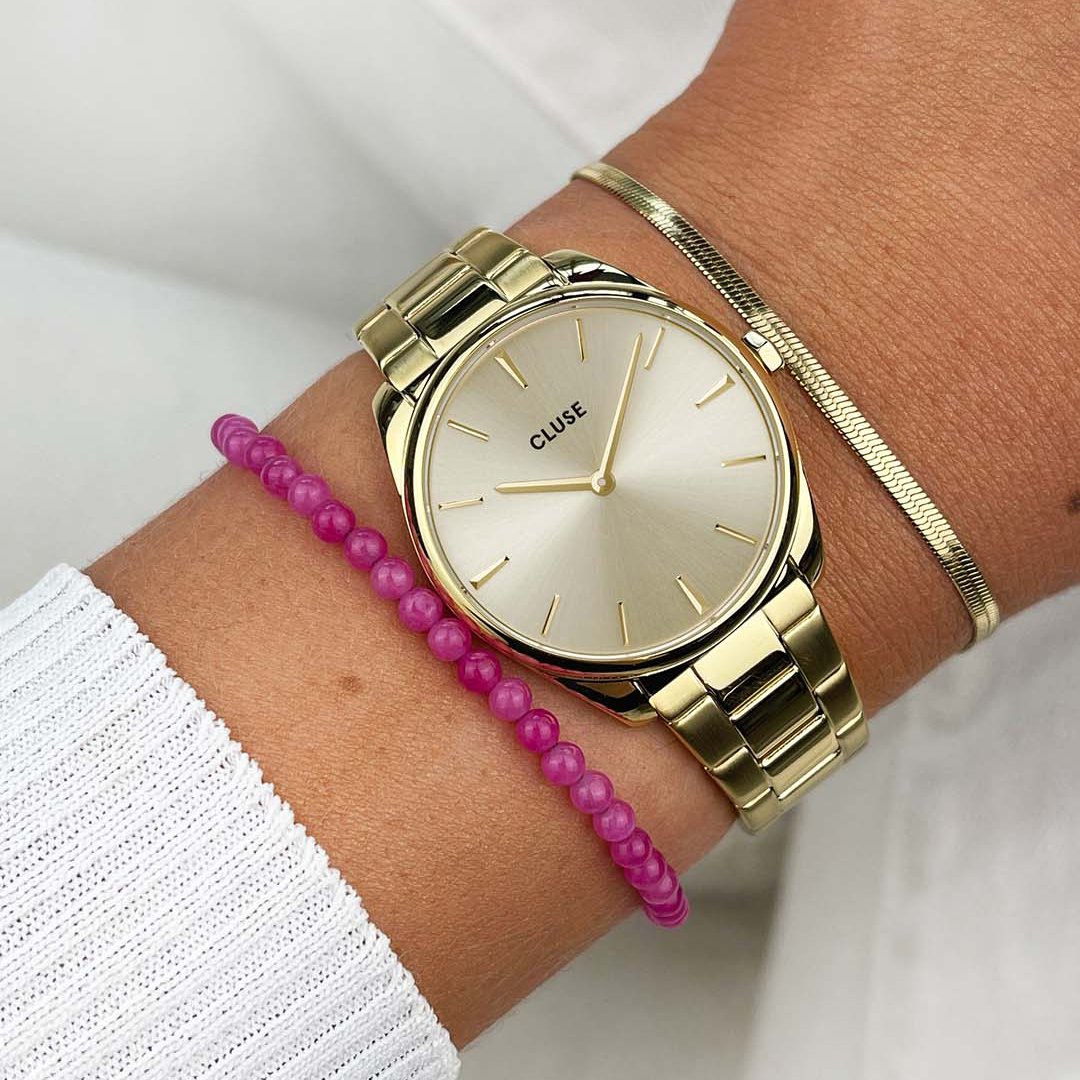 Féroce Petite Watch Steel, Full Gold Colour、mySite、botmansion