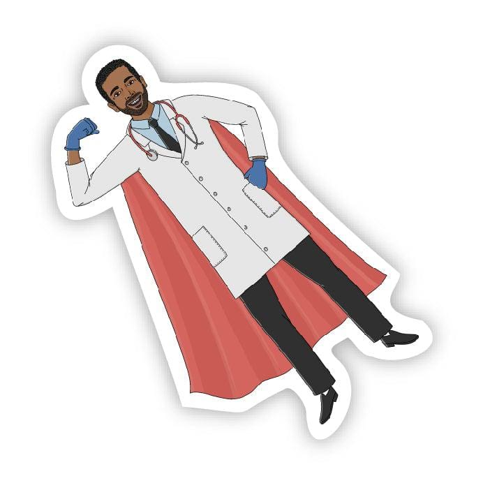  Physician male super hero sticker、mySite、elrpsem3k