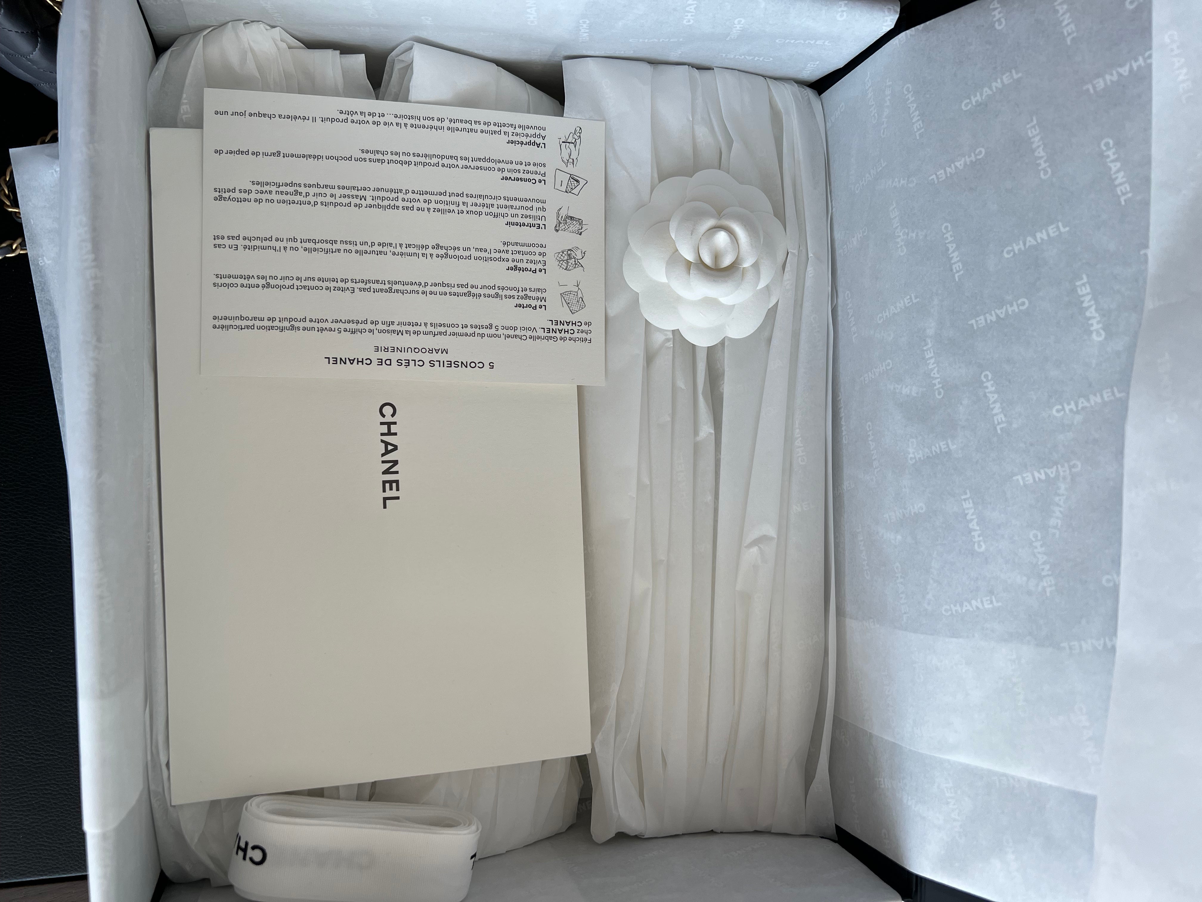 Chanel Kelly Shopping Bag Shiny Aged Calfskin & Gold Hardware Grey (Mini)、mySite、garminoutage.com