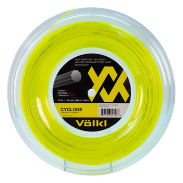 Volkl Cyclone 17/1.25 Tennis String Reel (Neon Yellow)