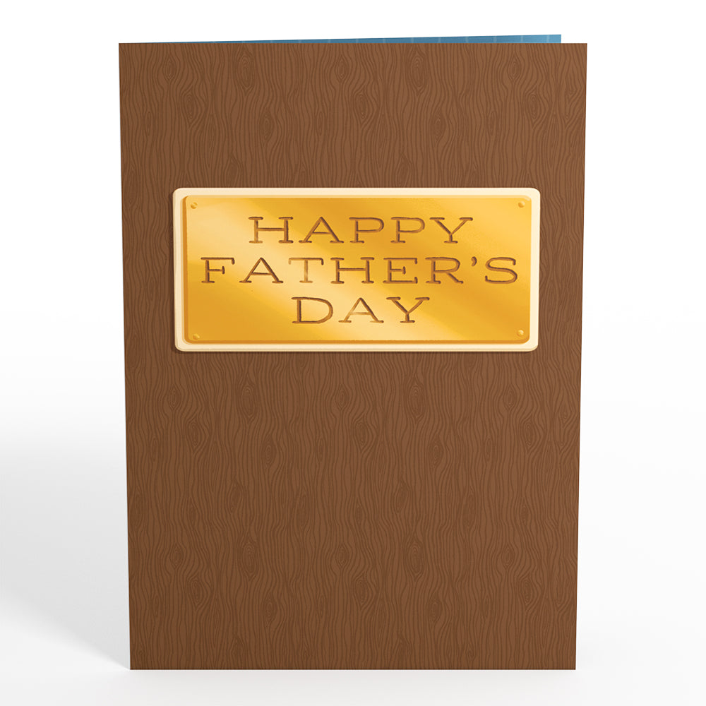 World’s Greatest Dad Card with Mini Pop-Up Trophy Gift、mySite、solidvoid