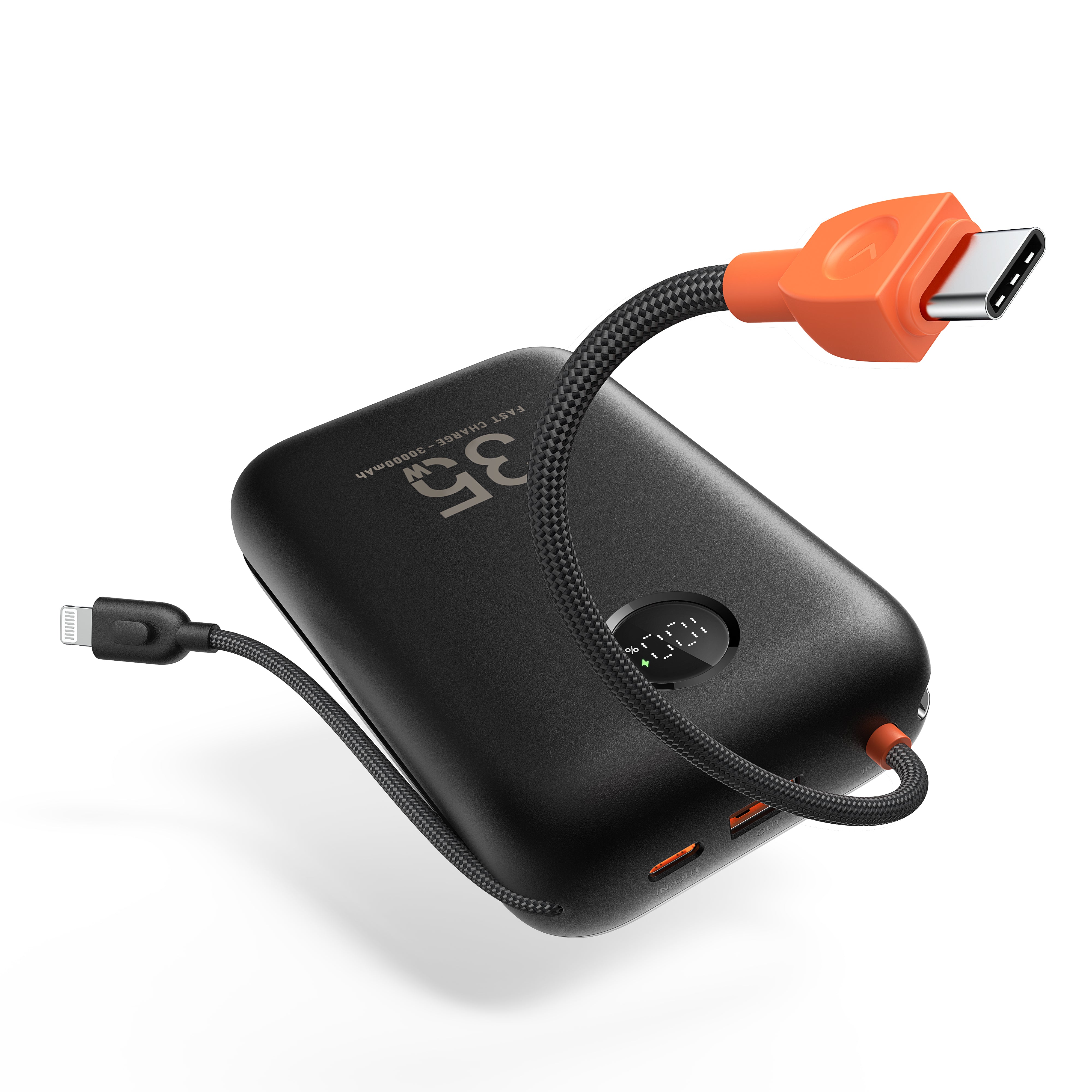 Laptop 30000mAh Power bank with LED Display PD35W、mySite、fannypackpong