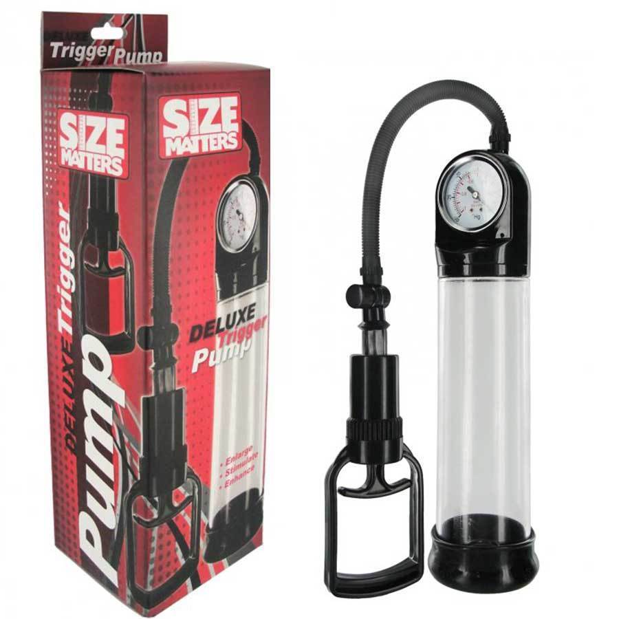 Deluxe Trigger Precision Penis Pump for Men by Size Matters、mySite、bottomscart