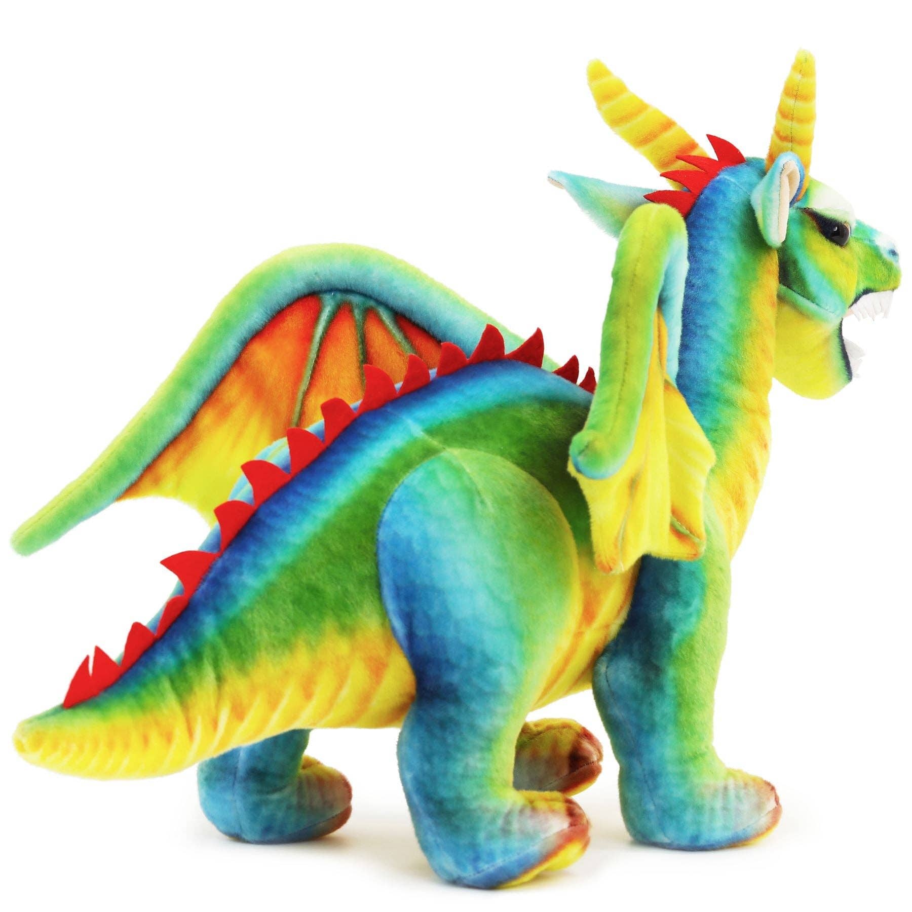 Giant Plush 29 Inch Stuffed Dragon Denvar Realistic、mySite、g9winljtr