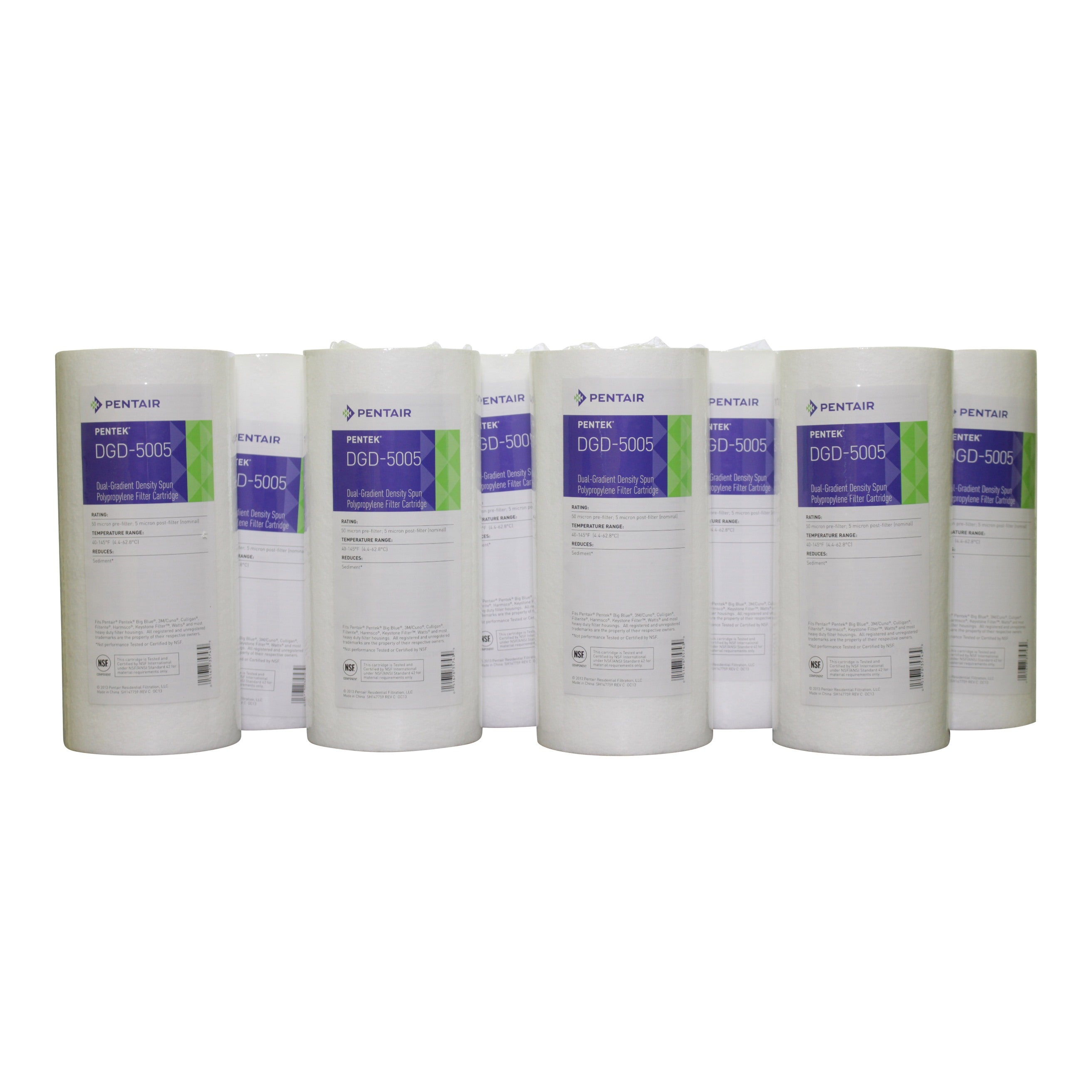 Pentair 10 BB Sediment DGD-5005 8 Pack #155357-43、mySite、noshort