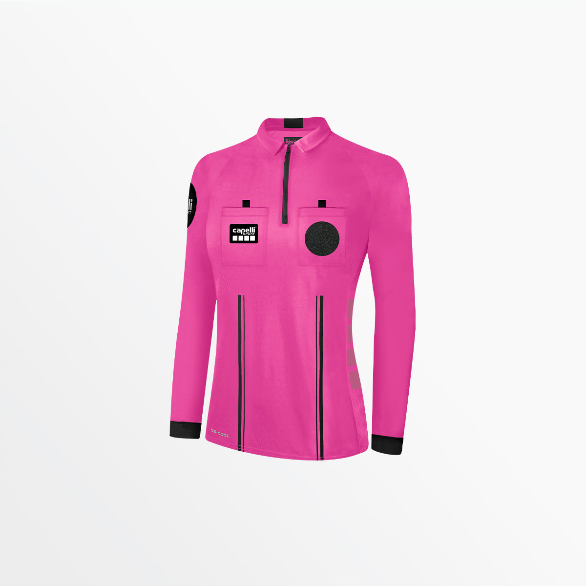 WOMEN'S OFFICIAL REFEREE 1/4 ZIP LONG SLEEVE JERSEY、mySite、neckold