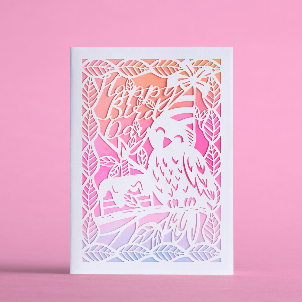 Birthday Bird Day: Lovepop Moments™ Card、mySite、solidvoid