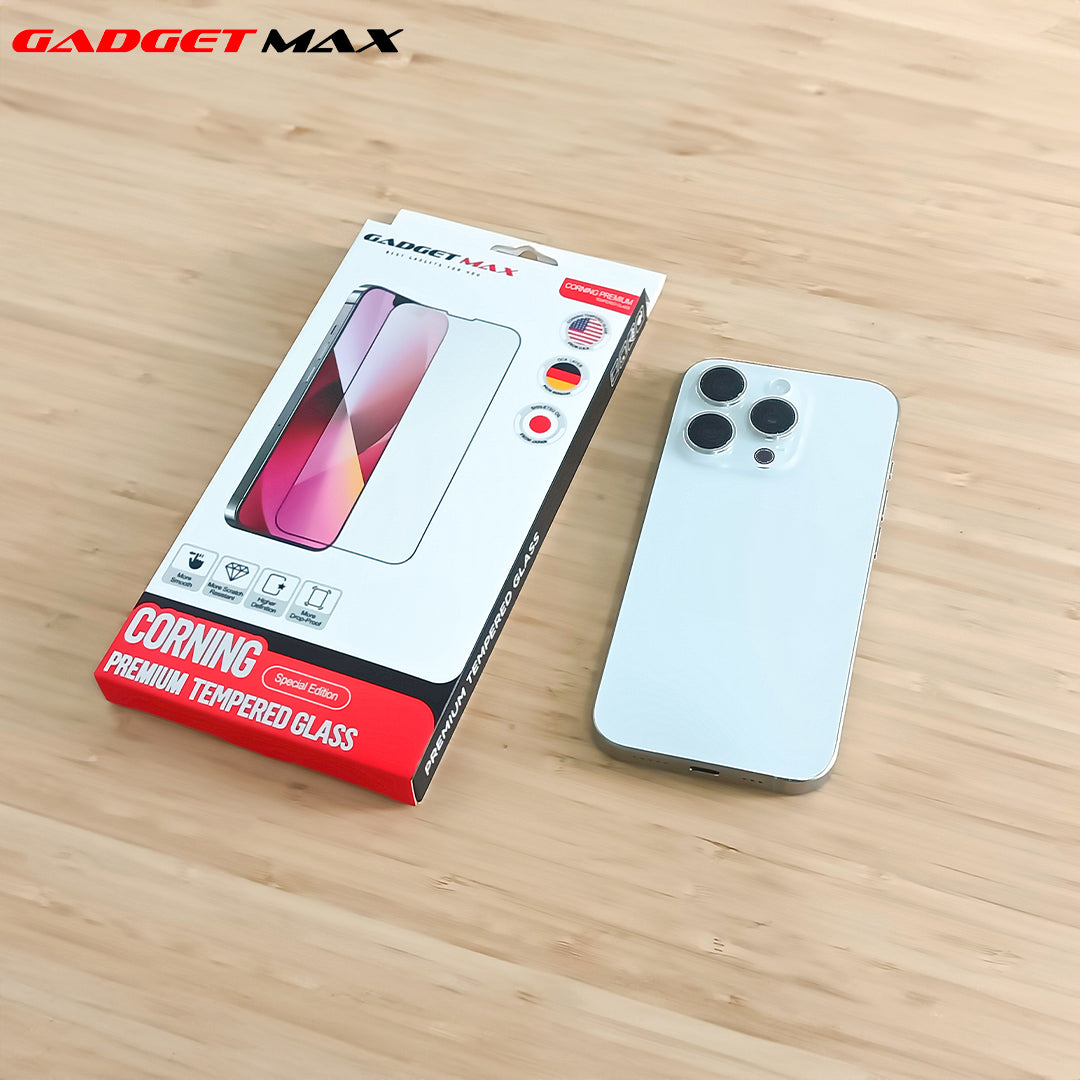 Product detail GADGET MAX-- CORNING IPHONE 15 PRO MAX 6.7 ANTI-STATIC TEMPERED GLASS (NPL -9/2023)、mySite、fannypackpong