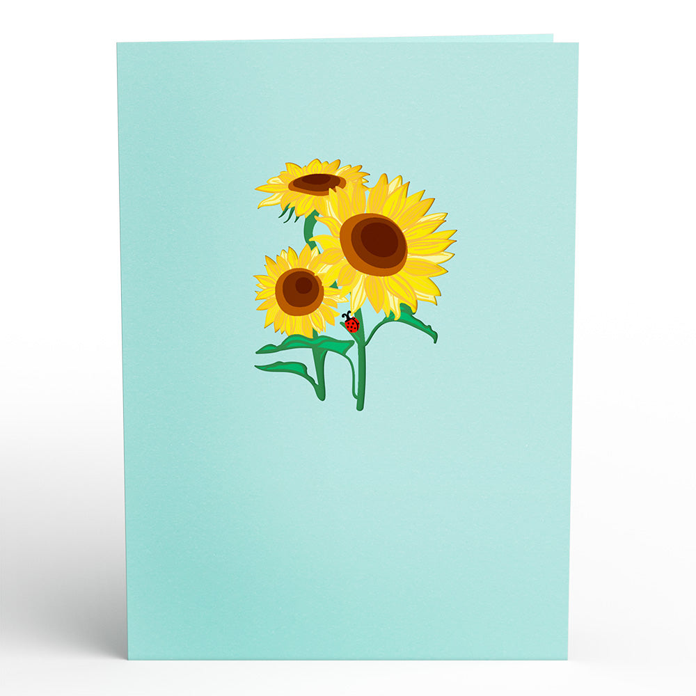 Sunflower Bloom Pop-Up Card、mySite、solidvoid