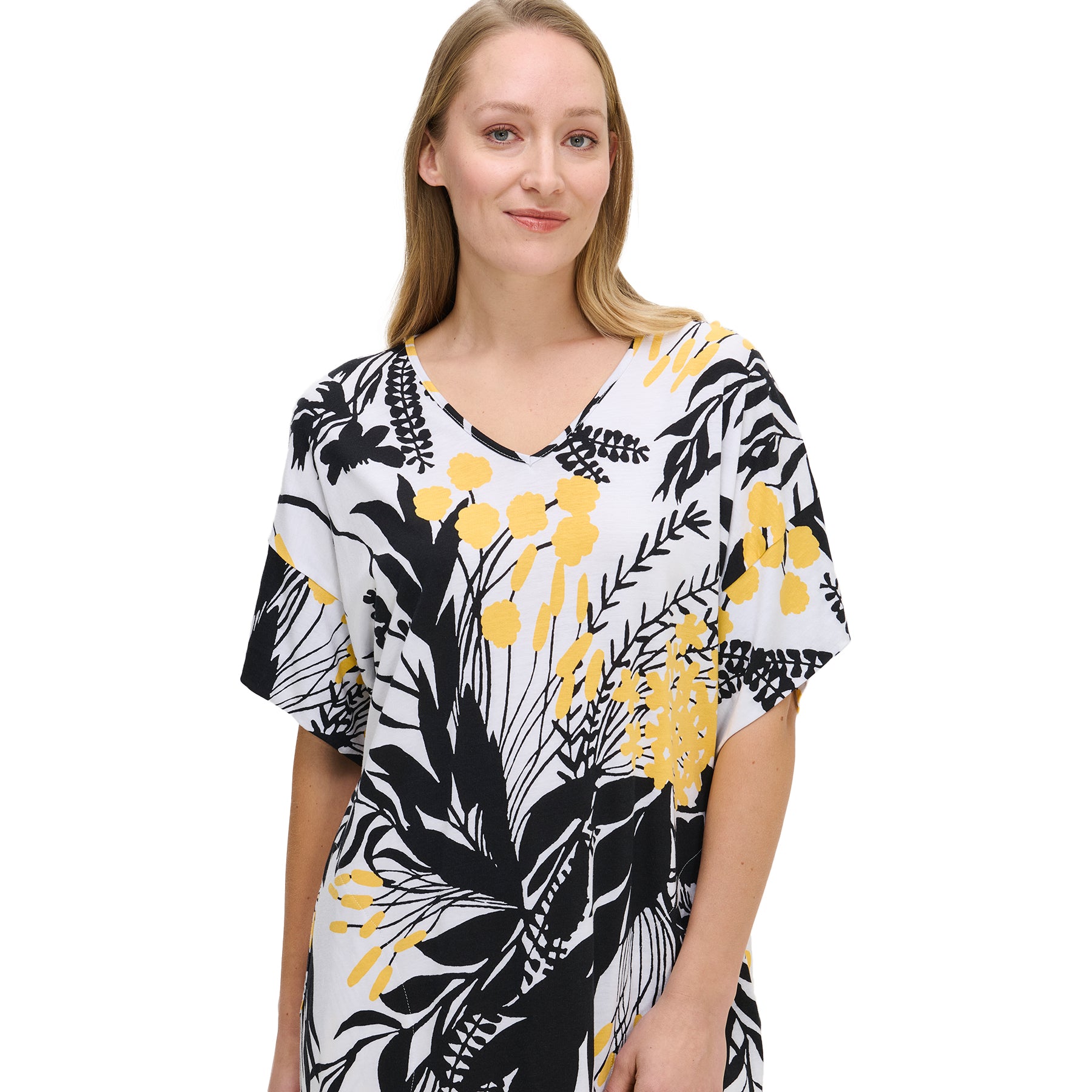  Nanso Puutarha SS VNeck Caftan、mySite、justintrudeaud