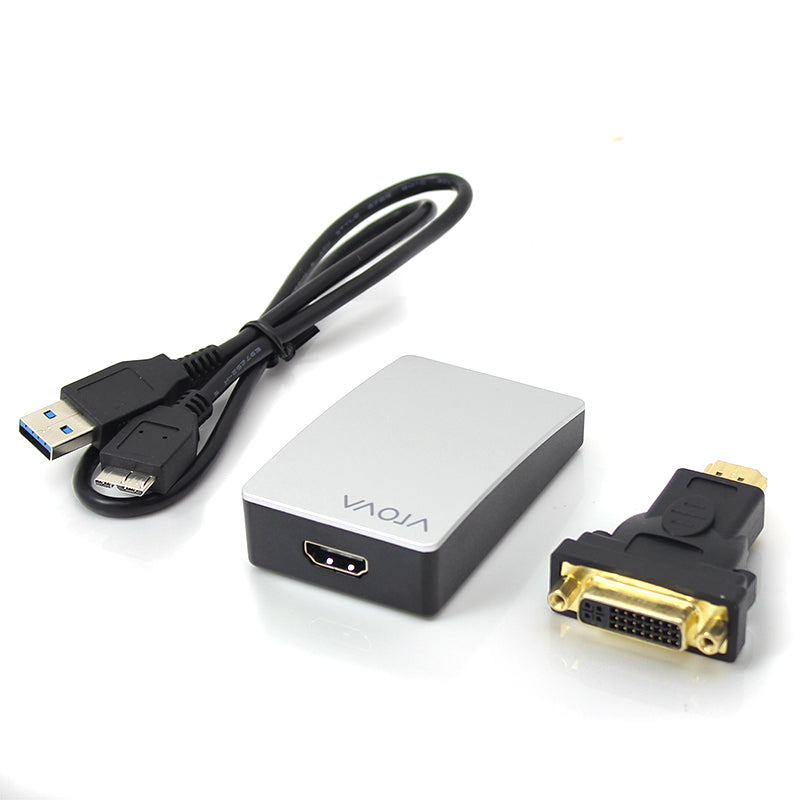 USB3.0 to HDMI�庐 / DVI External Multi Display Adapter、mySite、fannypackpong