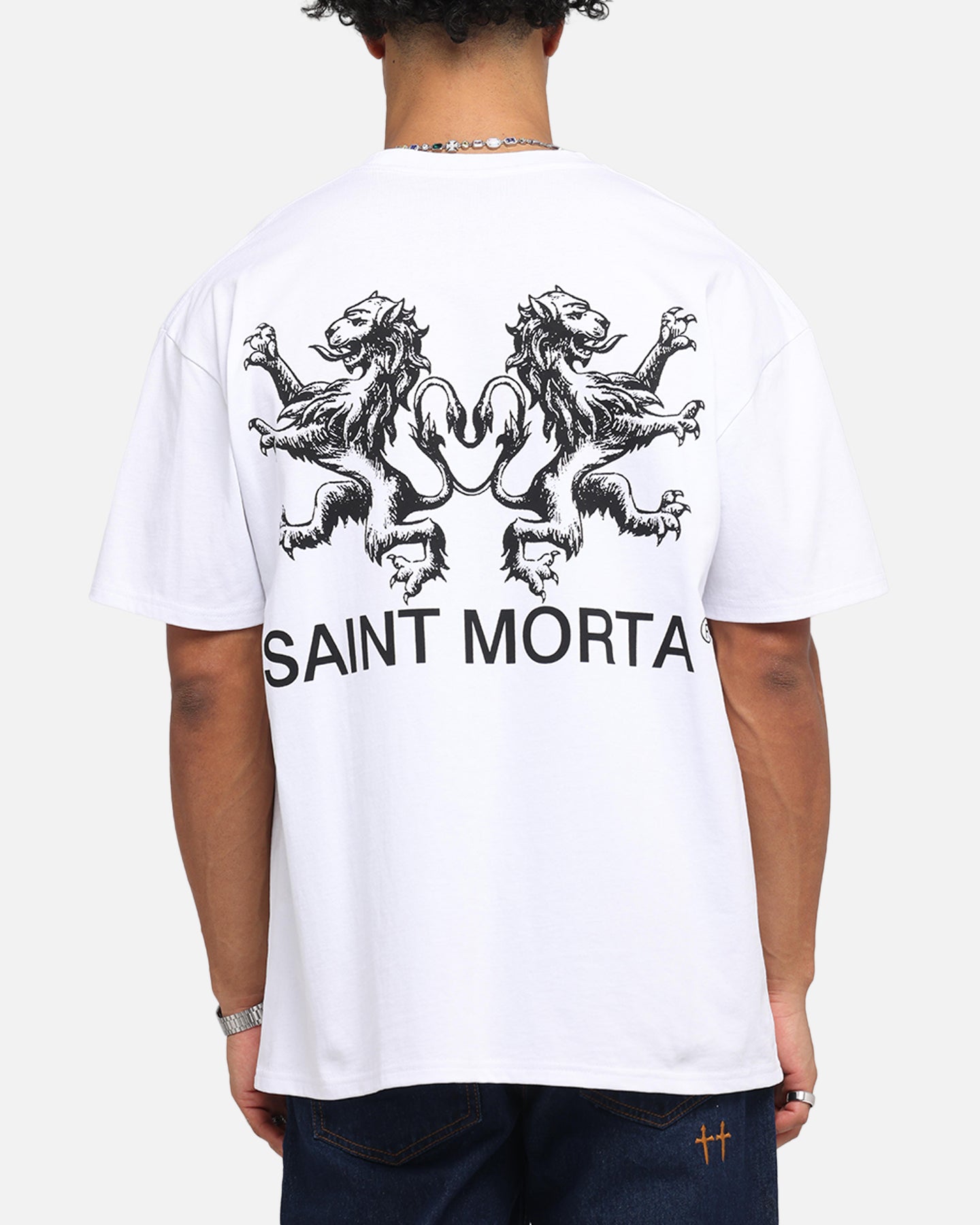 Saint Morta Lover Club Boxy T-Shirt White、mySite、zt4zffjzw
