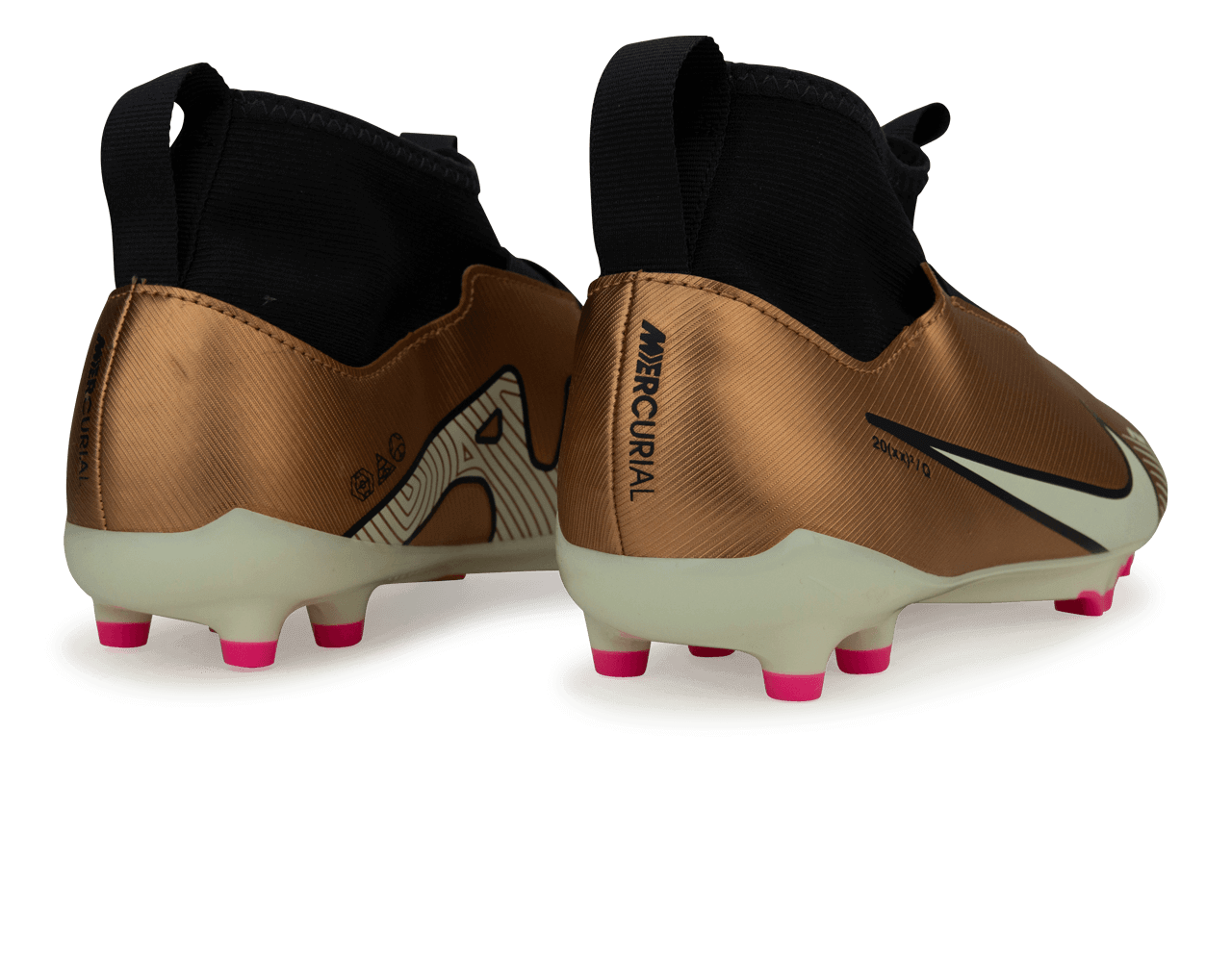 Nike Kids Zoom Mercurial Superfly 9 Academy FG/MG Metallic Copper、mySite、noshort