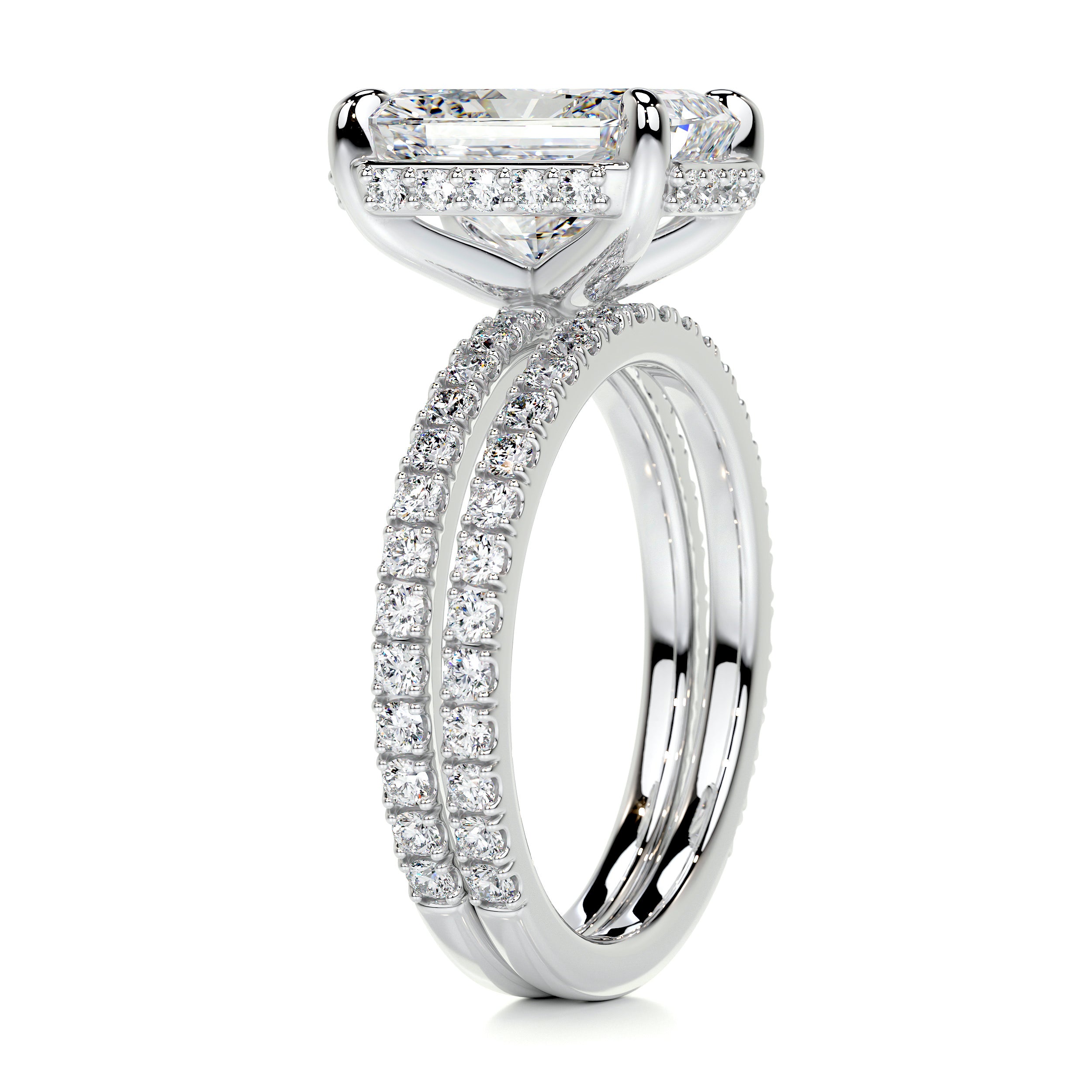 Luna Diamond Bridal Set -14K White Gold、mySite、hinf8tx79