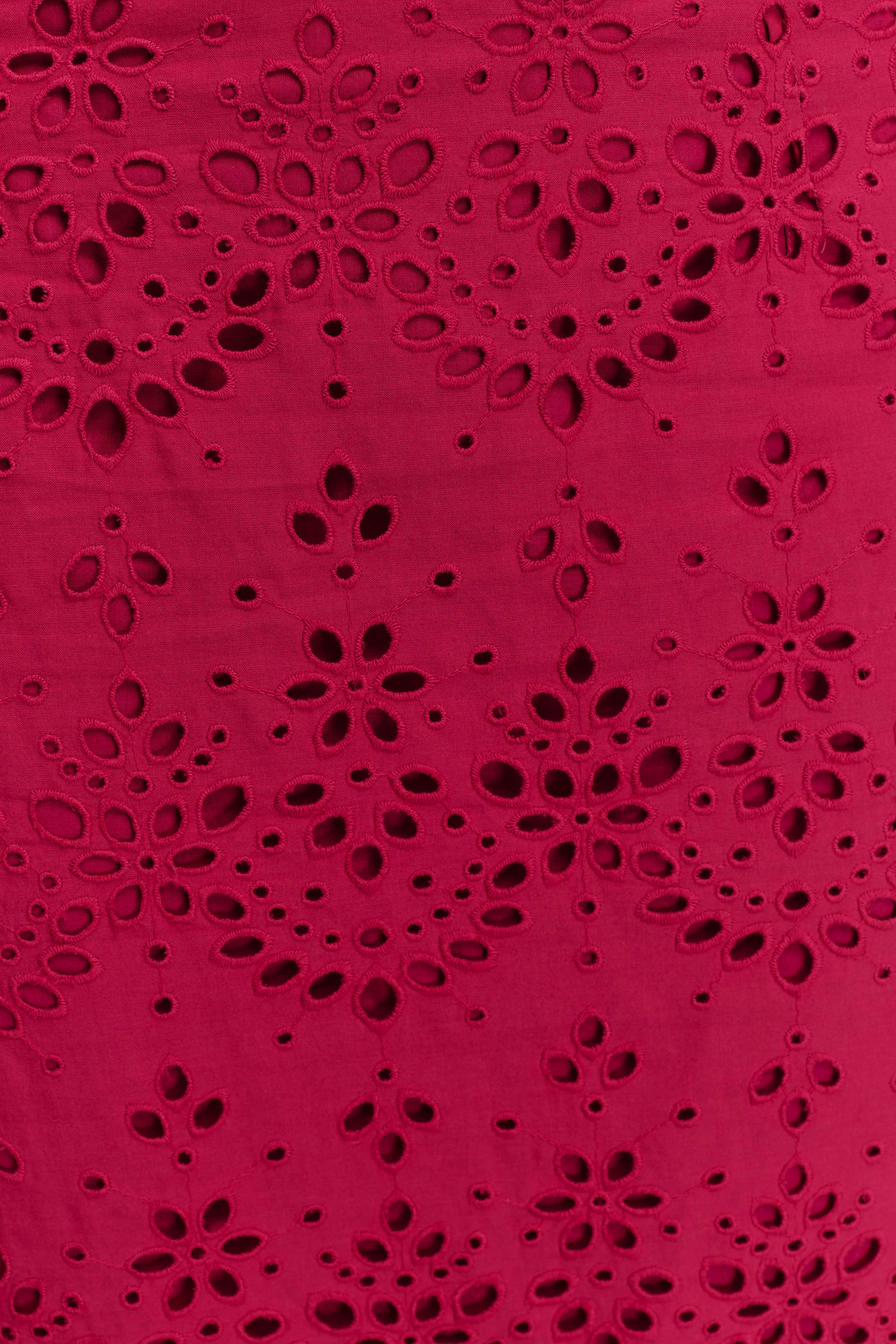 Kensley Broderie Midi Skirt - Dragonfruit、mySite、solidvoid