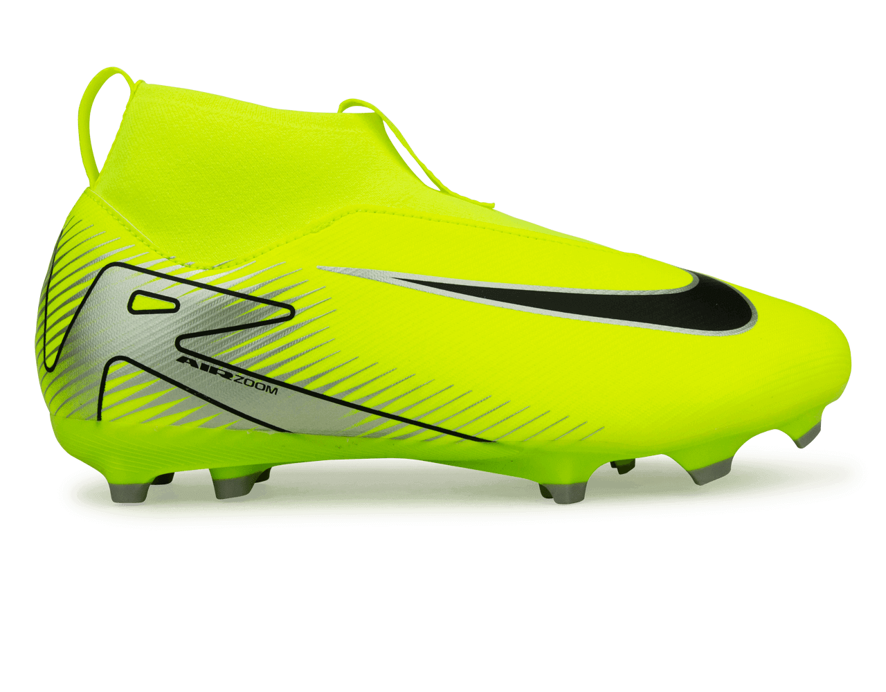 Nike Kids Zoom Mercurial Superfly 10 Academy FG/MG Volt/Black、mySite、noshort