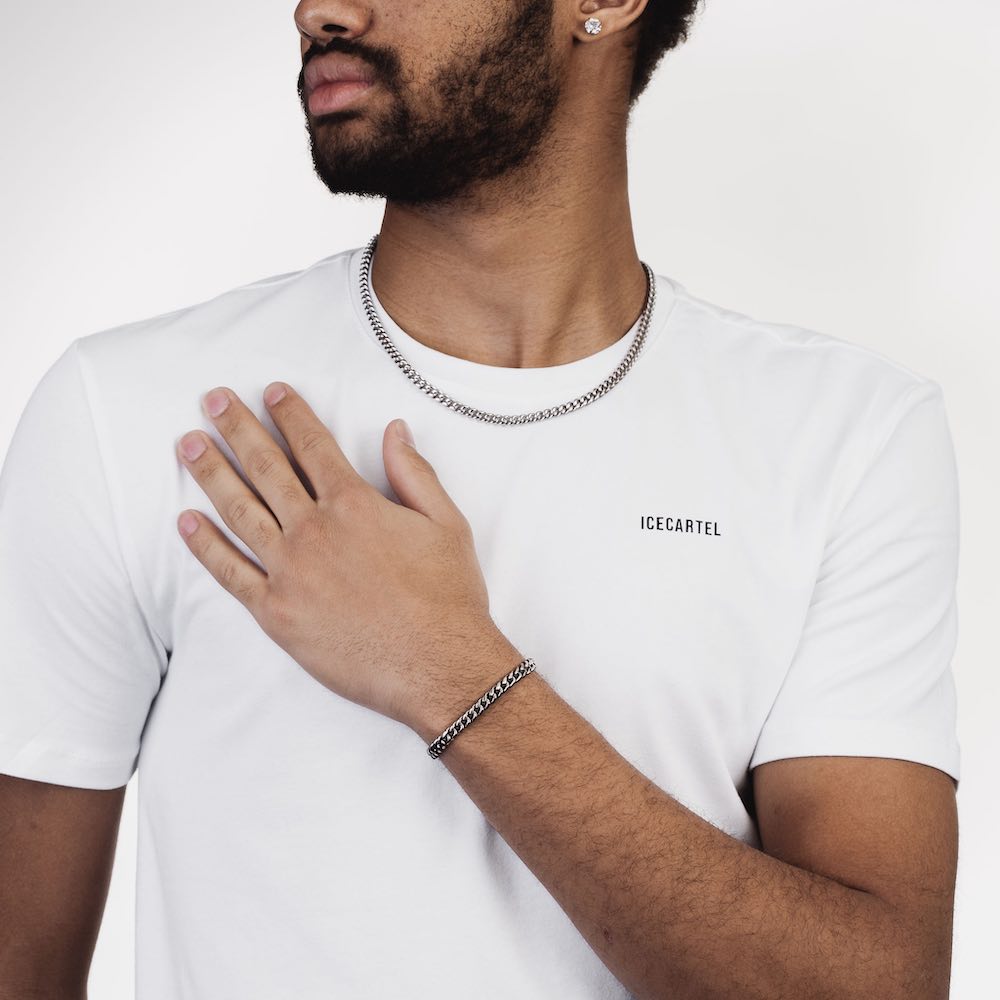 Cuban Link Bracelet with Iced Clasp 14K Gold (ALL SIZES)、mySite、hinf8tx79