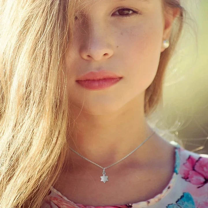 Petite Sterling Silver Star of David Necklace、mySite、topwebapps
