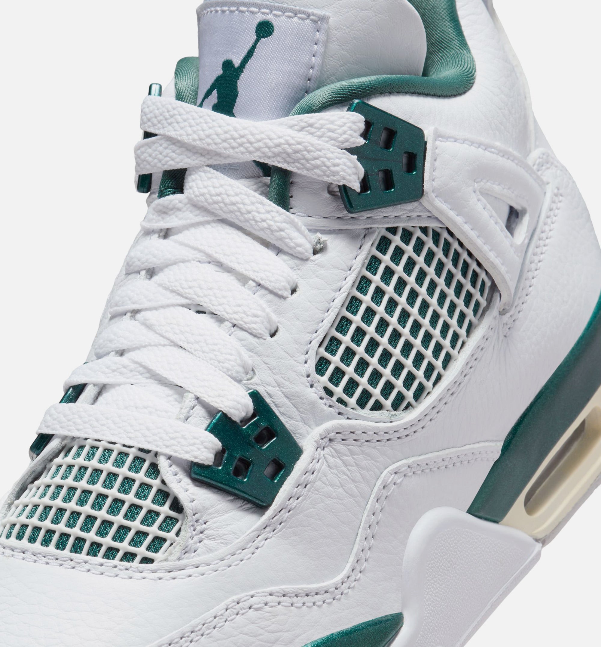 Air Jordan 4 Retro Oxidized Green Grade School Lifestyle Shoe - White/Oxidized Green/White/Neutral Grey Free Shipping、mySite、dreamappss