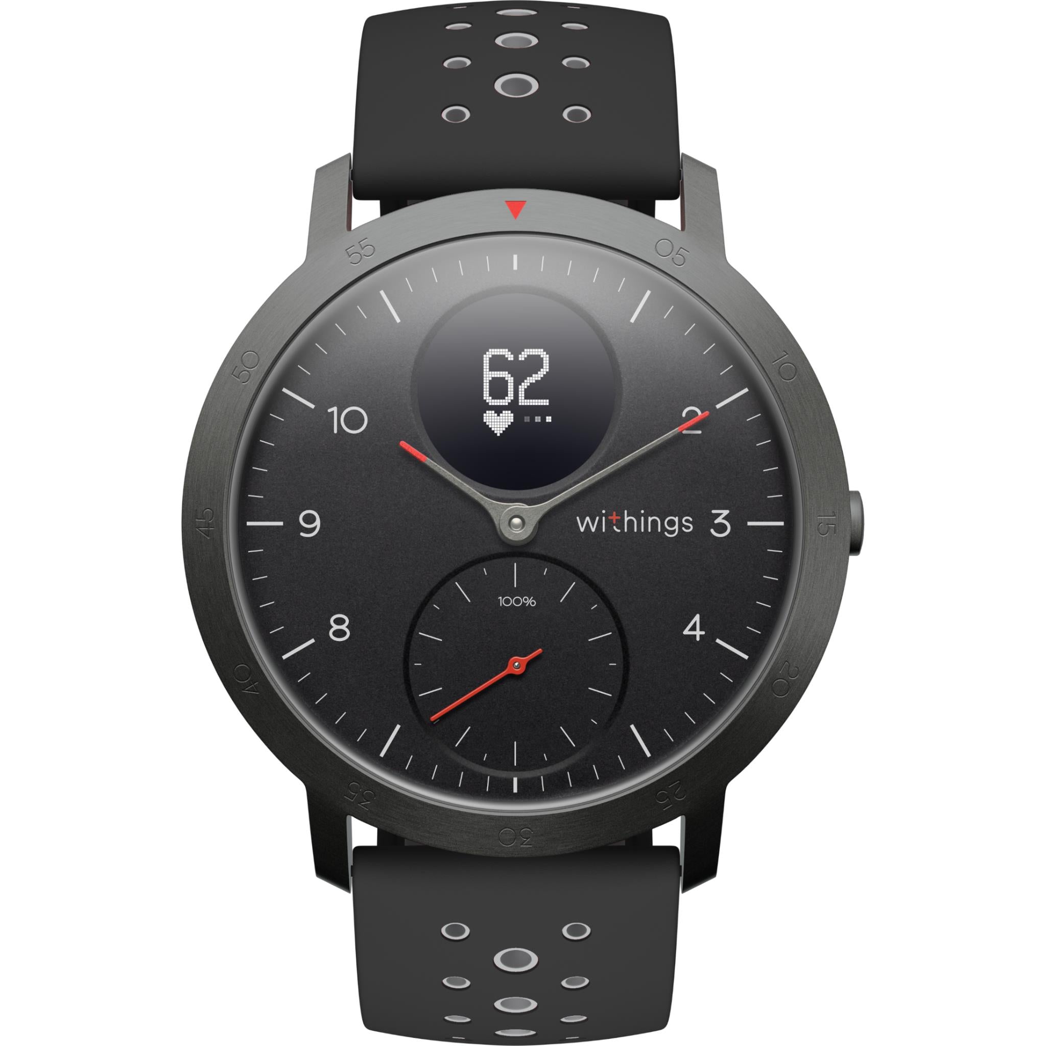 Withings Steel HR Sport Smart Watch (Black/Black)、mySite、camillekostekn