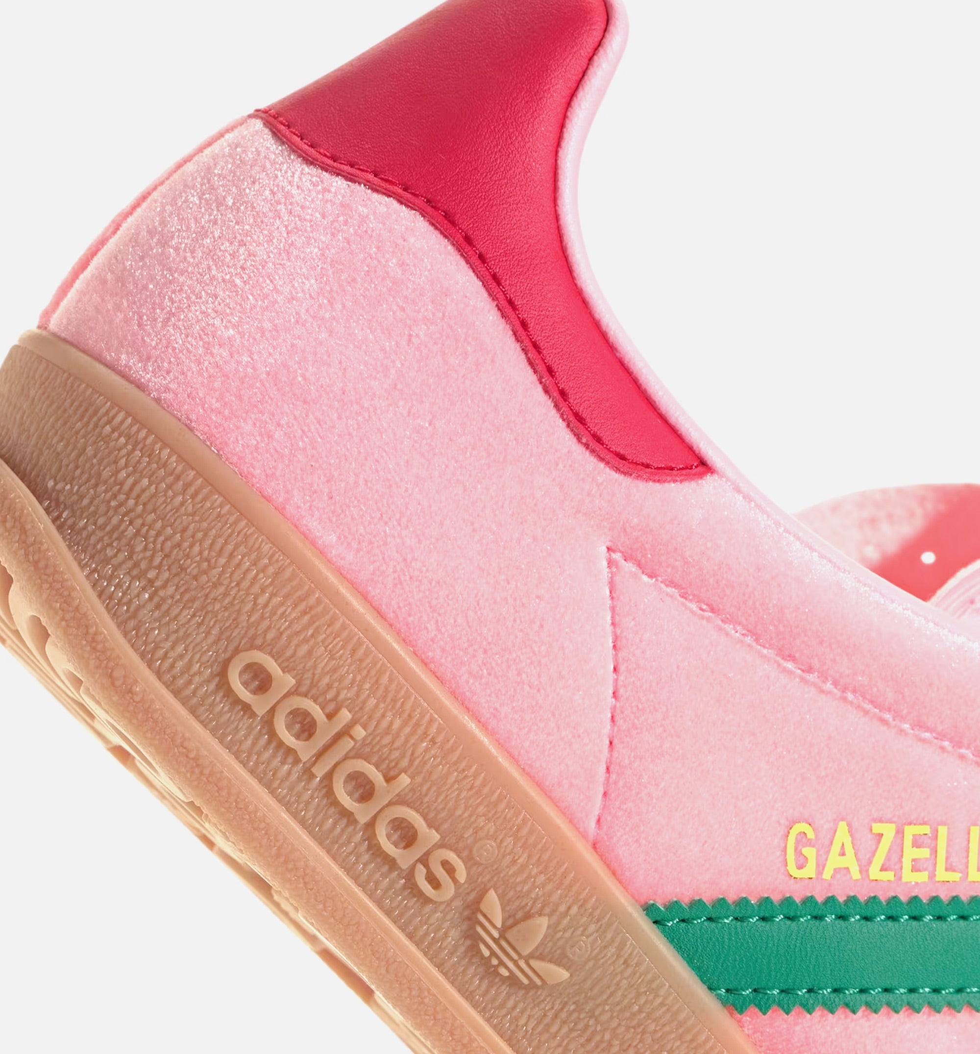 Gazelle Indoor Womens Lifestyle Shoe - Court Green/Glow Pink/Gum、mySite、dreamappss