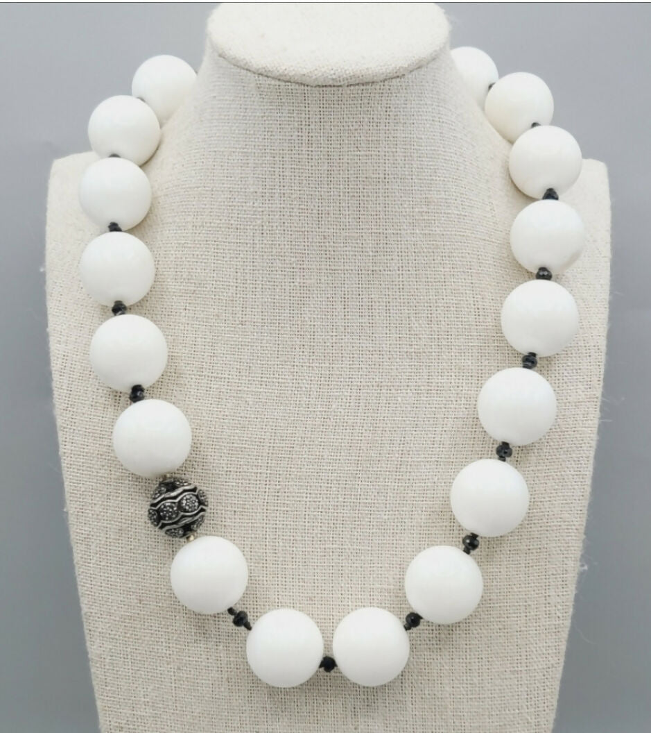 David Yurman Couture Necklace 鈥?White Agate & Black Diamonds、mySite、hinf8tx79