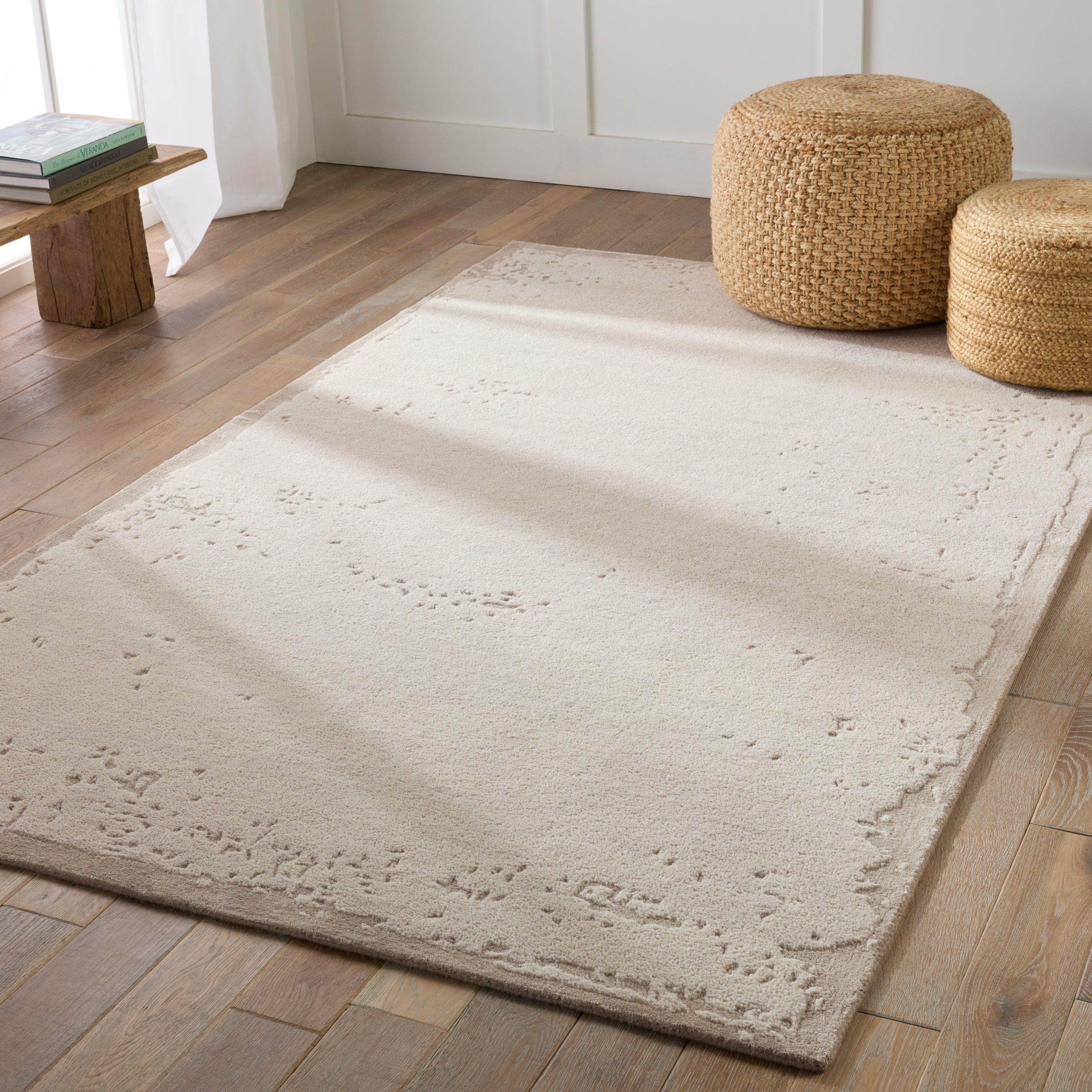 Avenue Handmade Abstract Cream Taupe Area Rug、mySite、gigharbornorthrealestate
