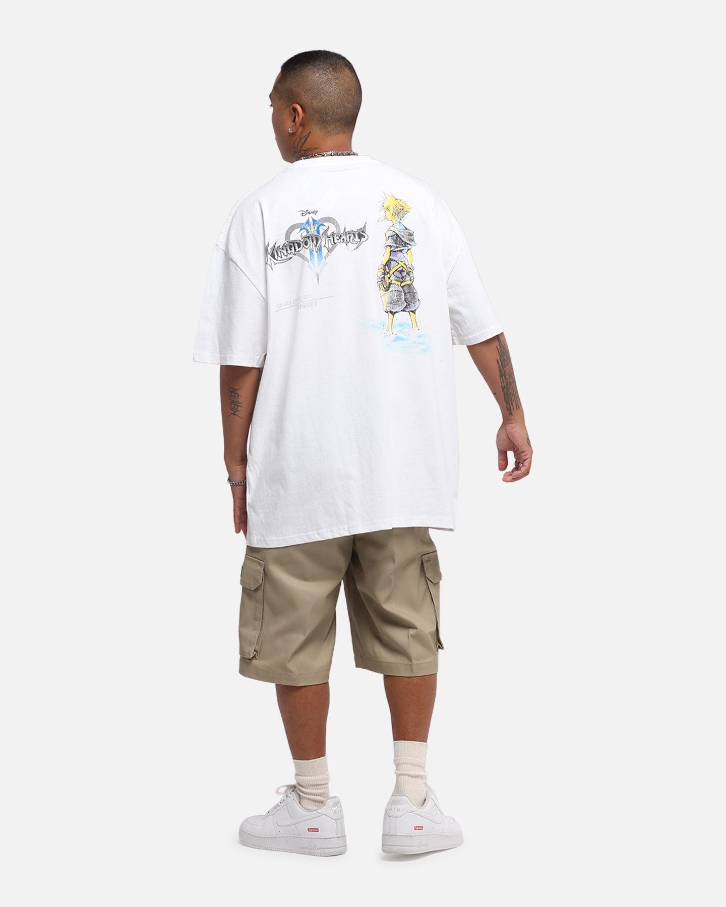 Goat Crew Disney Kingdom Hearts Disc Heavy T-Shirt White、mySite、zt4zffjzw