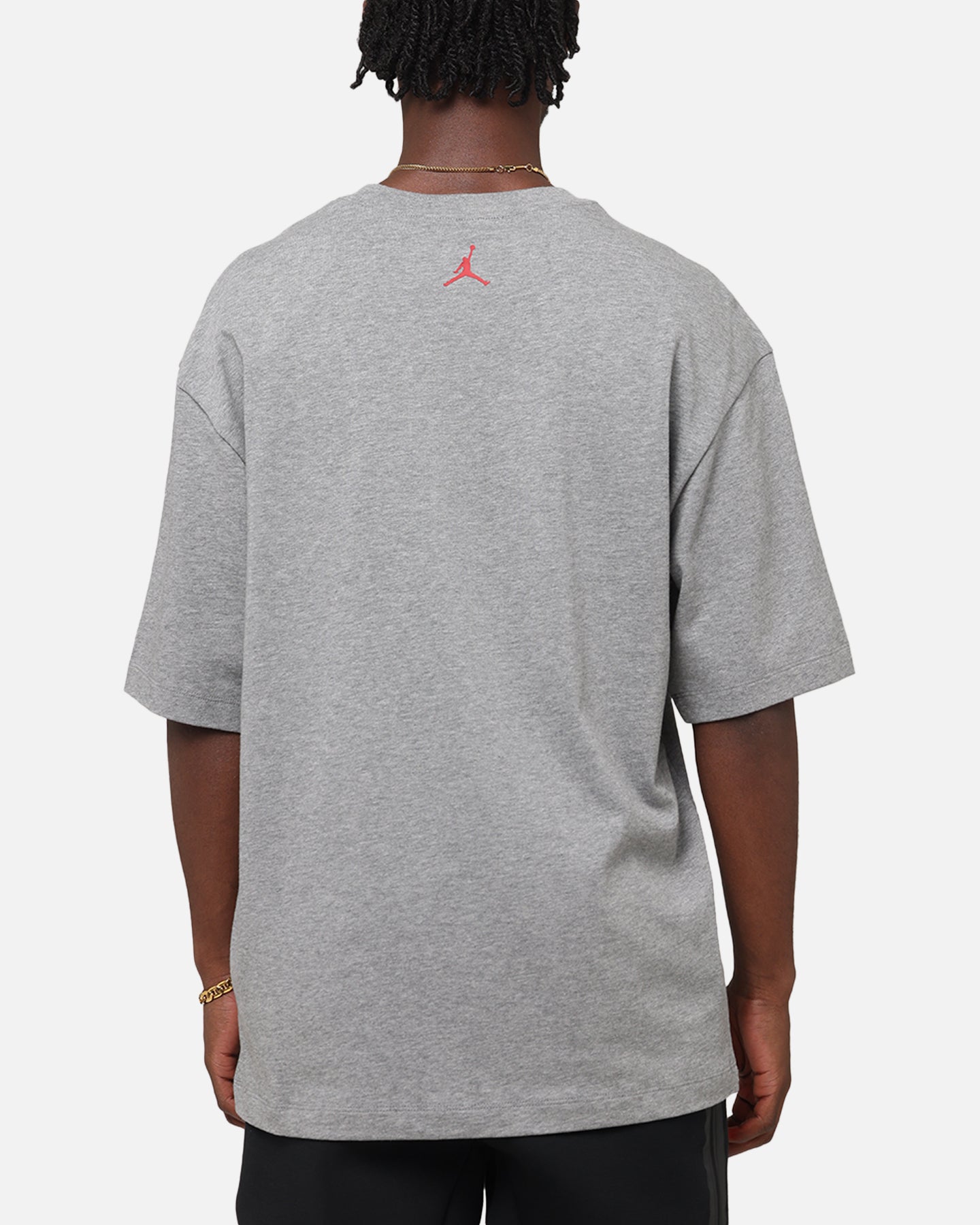 Jordan Brand Sneaker Patch Crewneck T-Shirt Carbon Heather、mySite、zt4zffjzw