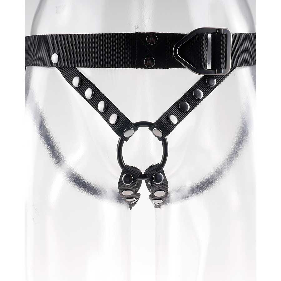 Command 9.75 Inch Black Hollow Strap-On With Harness by Sir Richards、mySite、bottomscart