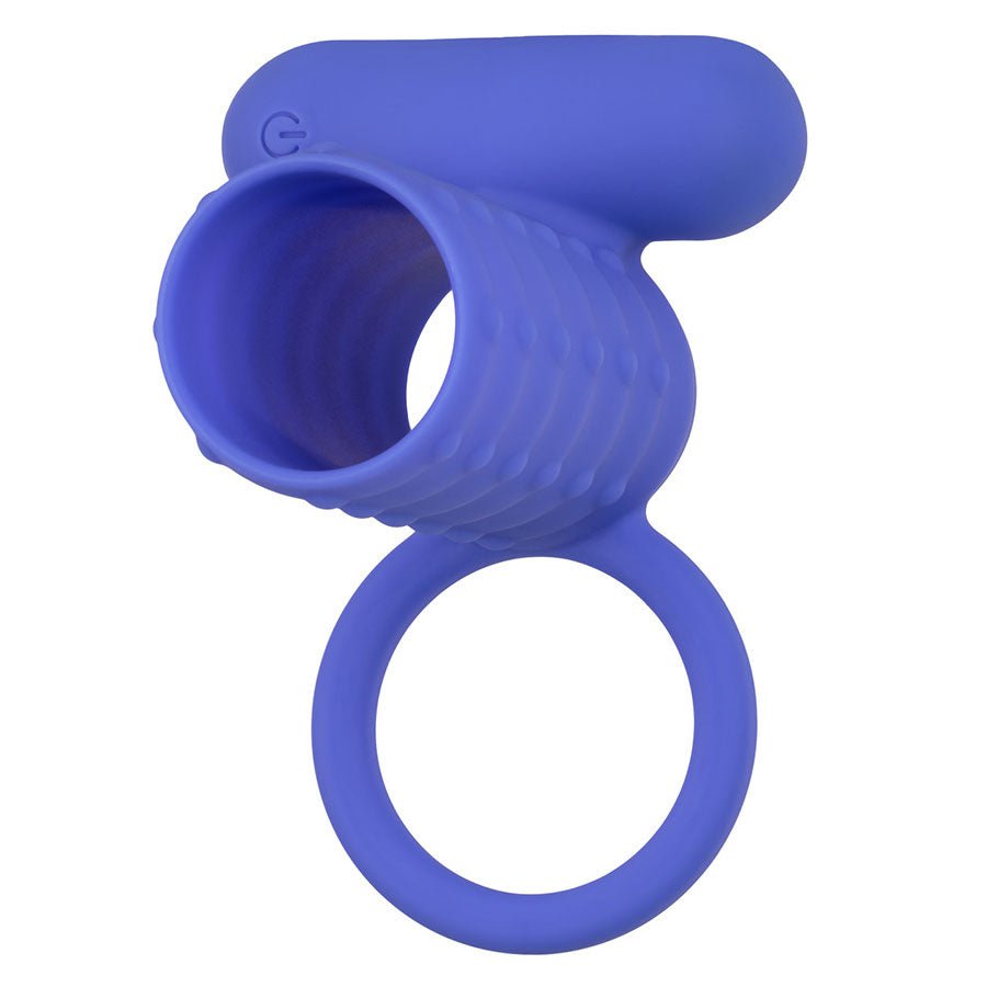 Silicone Rechargeable Endless Desires Vibrating Erection Enhancer Blue、mySite、bottomscart