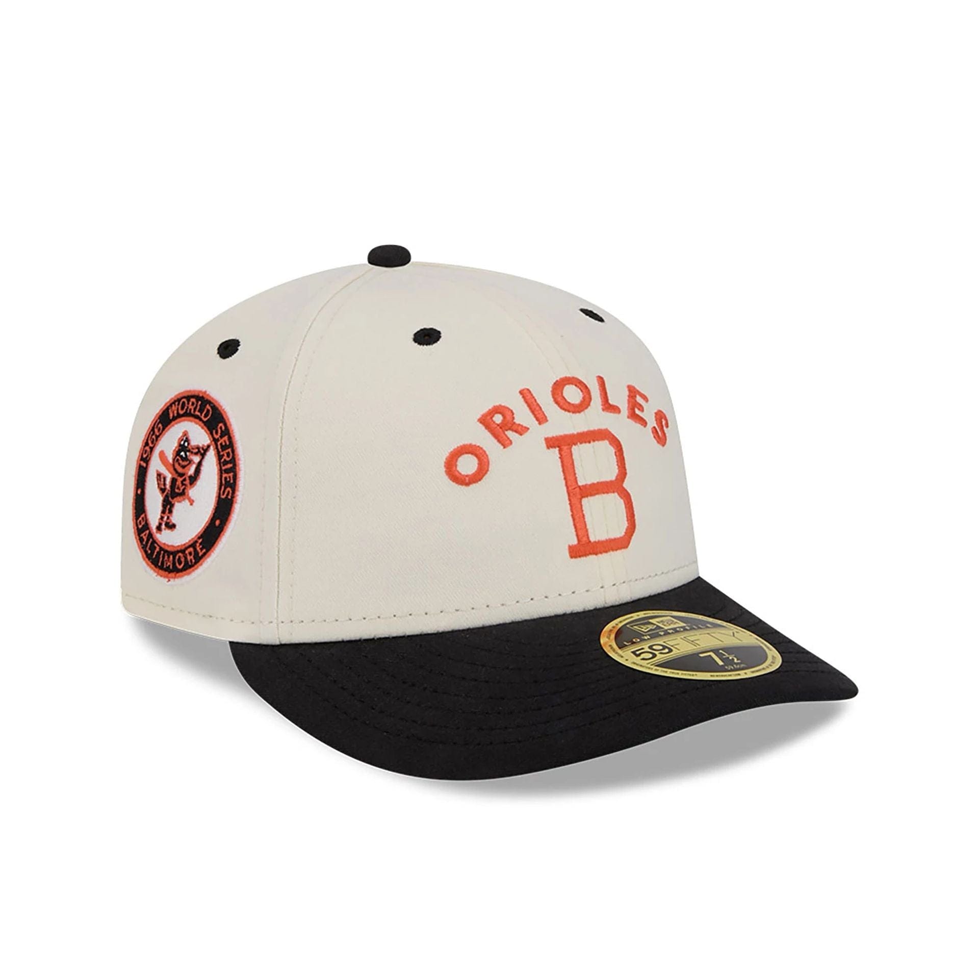 Baltimore Orioles Vintage Stack White Low Profile 59FIFTY Fitted Cap、mySite、vikingsvslions