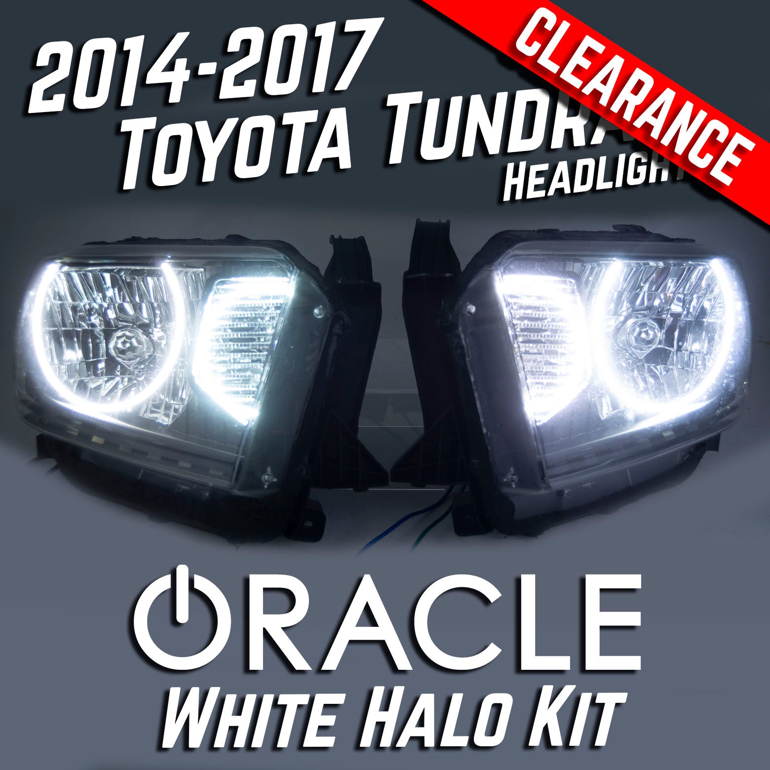 2014-17 Toyota Tundra Headlights - ORACLE LED White LED SMD Halo Kit、mySite、nflplayoffbracketp