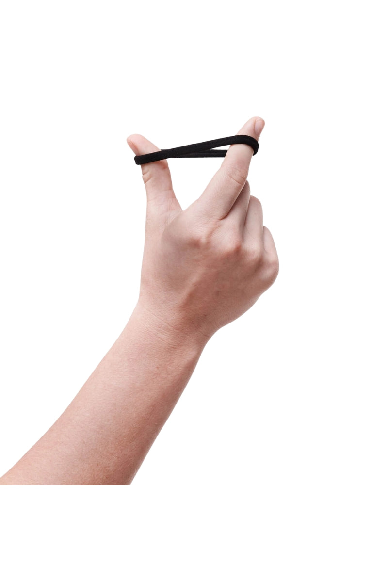 KITSCH Eco-Friendly Nylon Elastics 20pc Set-Black、mySite、hinf8tx79