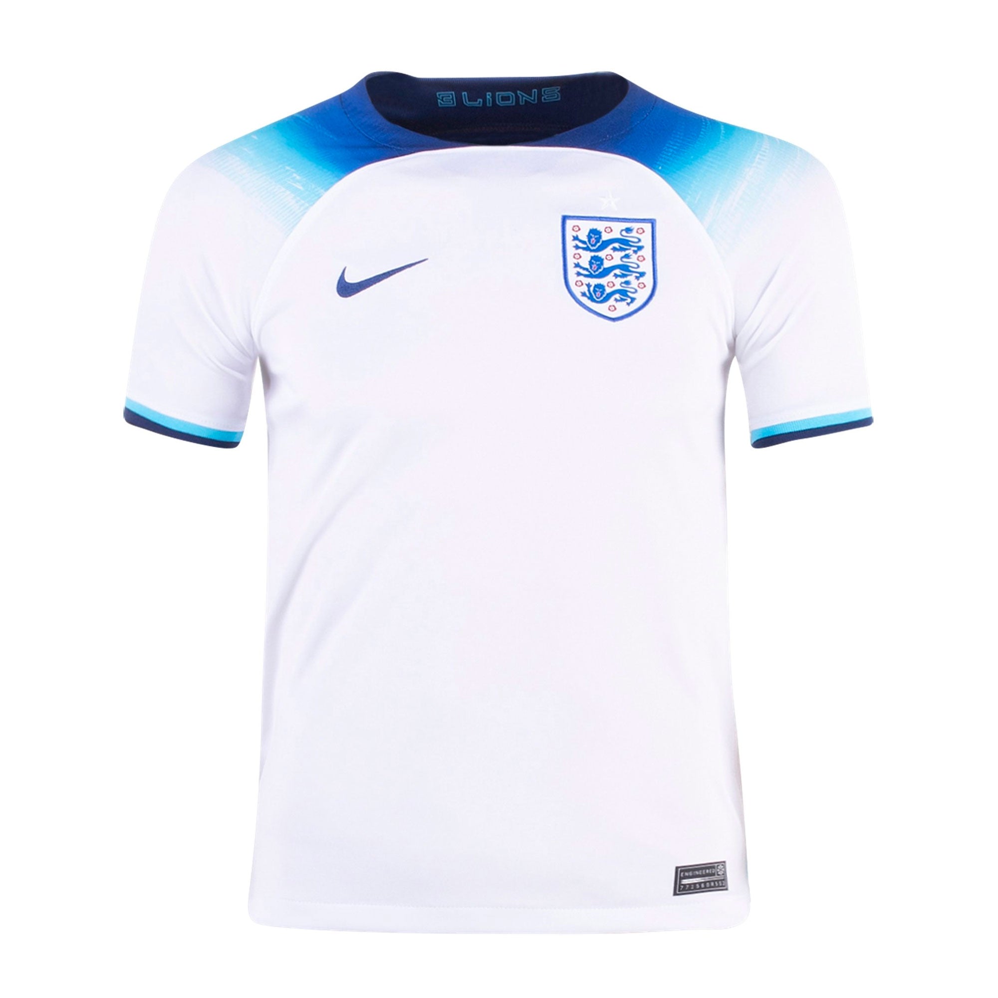 Nike Kids England 2022/23 Home Jersey White/Blue Void、mySite、noshort