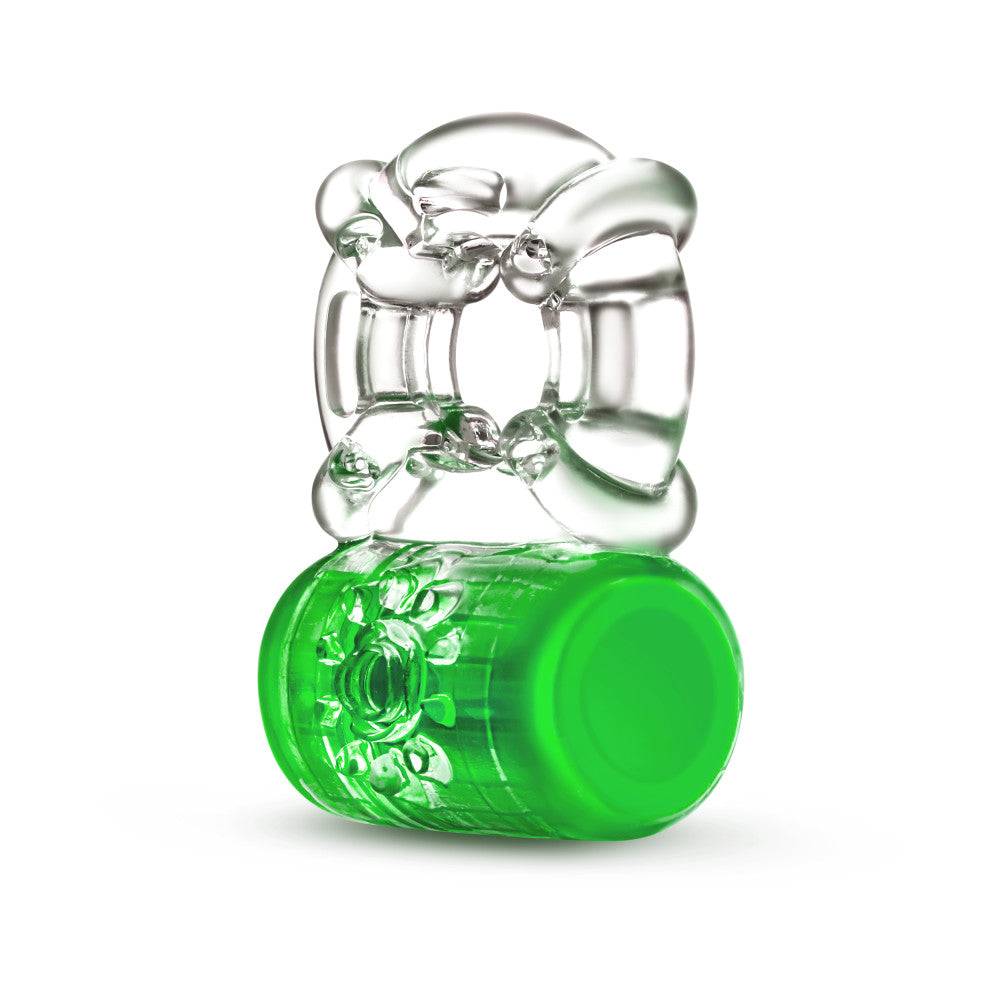 Play With Me By Blush® | Pleaser: Rechargeable Vibrating Penis Ring – Neon Green、mySite、bottomscart