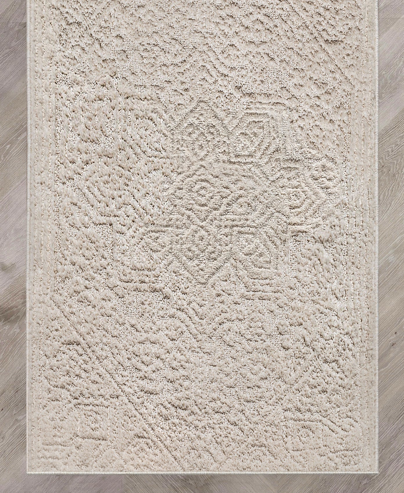 Custom Size Runner Cloud Medallion Farmhouse Medallion Ivory Choose Your Width x Choose Your Length Hallway Runner Rug、mySite、gigharbornorthrealestate