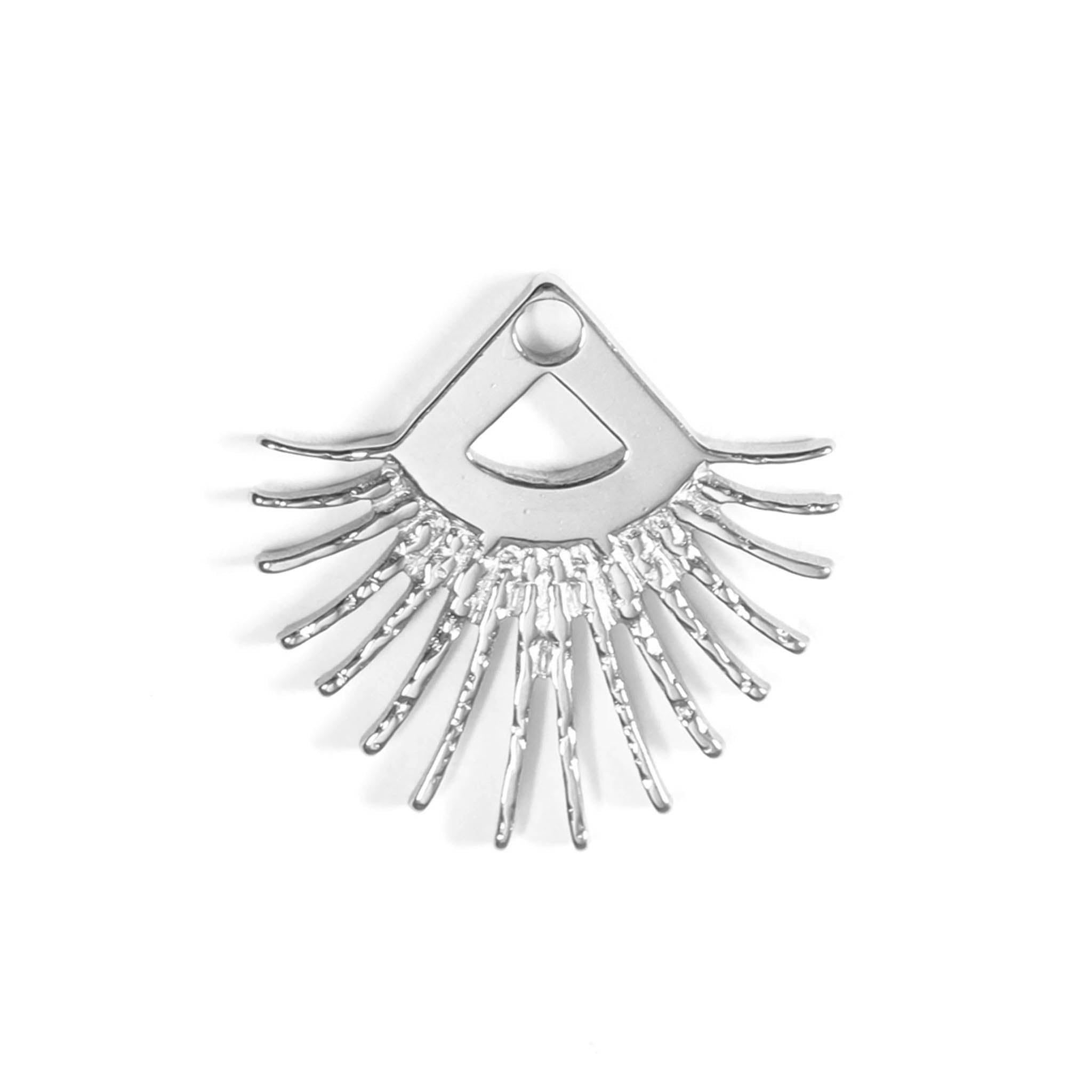 18K Gold PVD Stainless Steel Triangle Sun Ray Charm / PDL0024、mySite、dreamappss