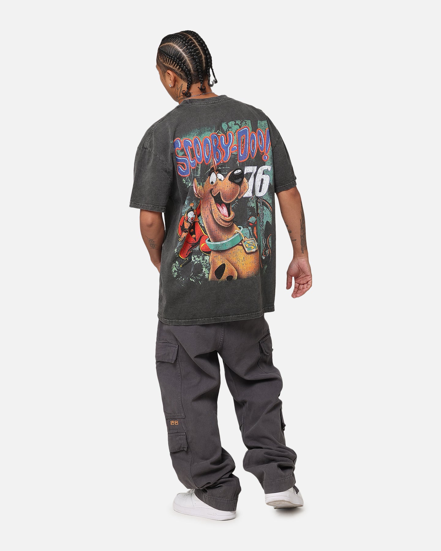 Goat Crew X Scooby-Doo Scooby-Doo Jumbo Heavyweight Vintage T-Shirt Black Wash、mySite、zt4zffjzw