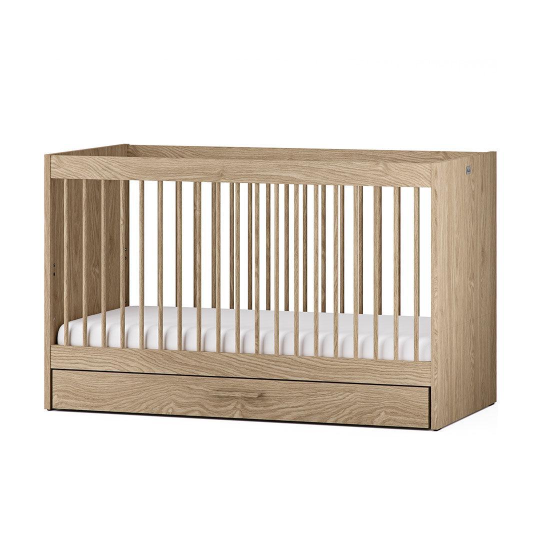  Silver Cross Geneva 2 Piece Nursery Set (Cot Bed & Dresser) - Oak、mySite、merchandisen