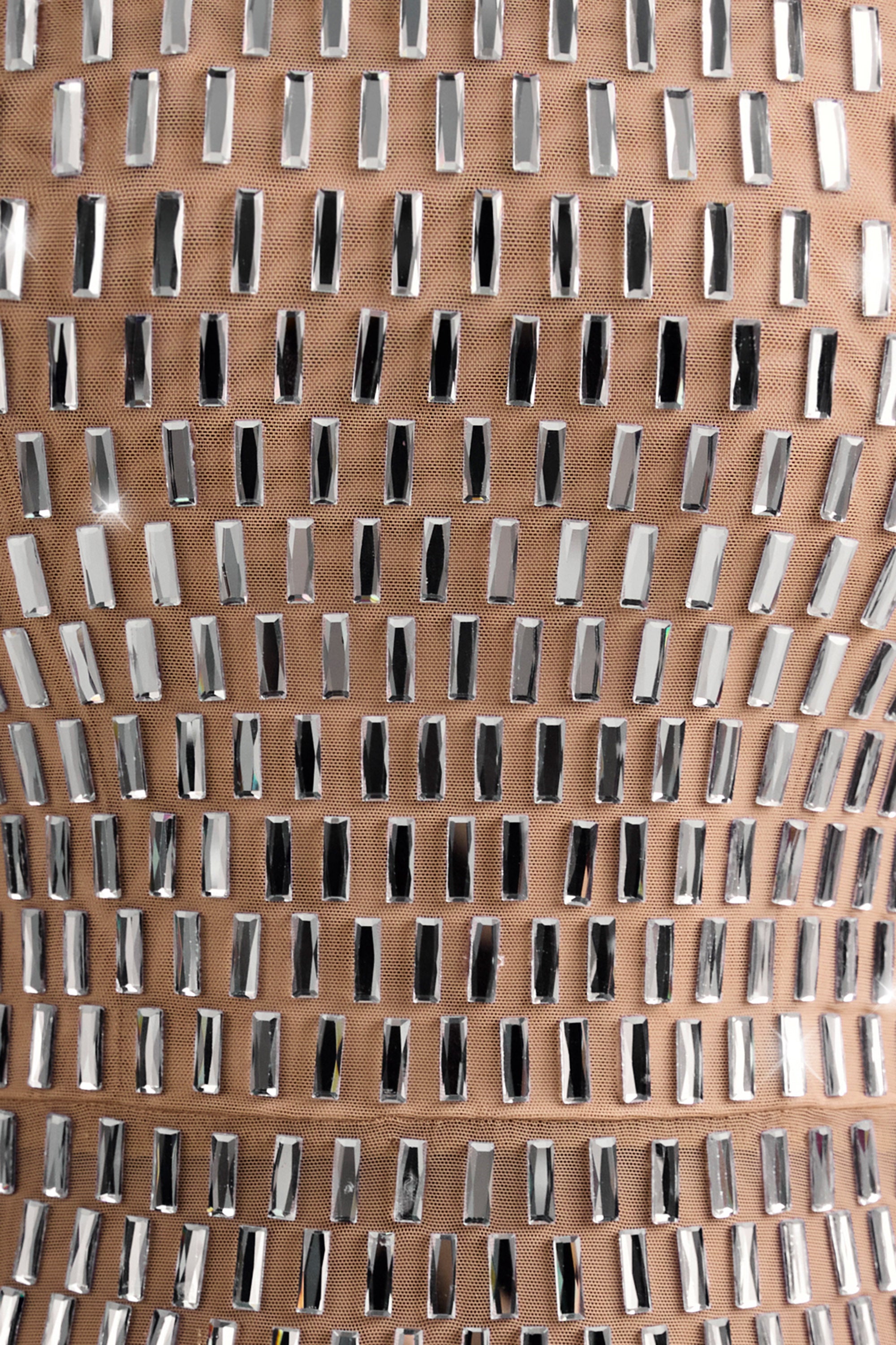 Embellished Bandeau Top in Almond、mySite、solidvoid