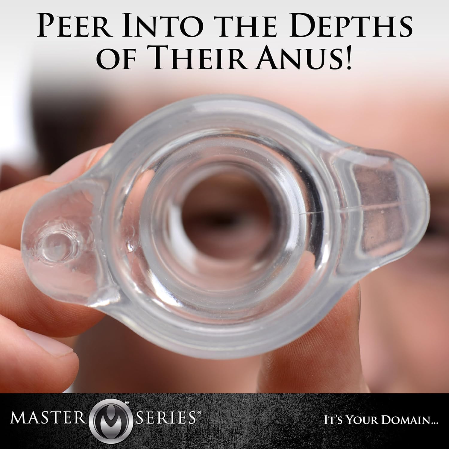 Master Series | Peephole Clear Hollow Anal Silicone Plug、mySite、bottomscart